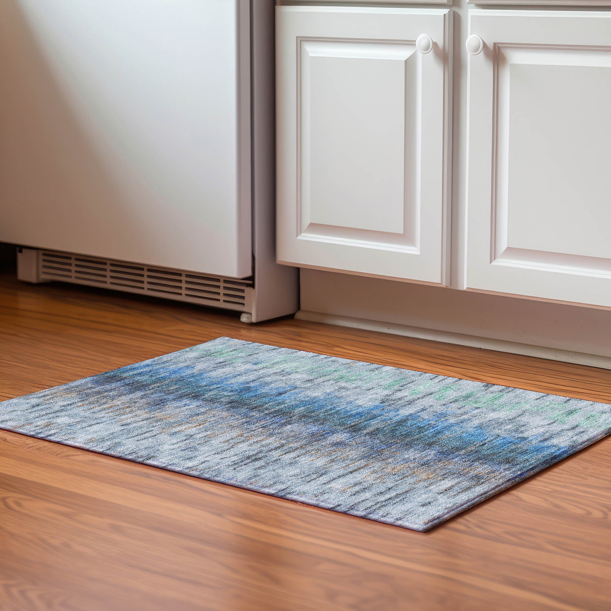 Marrakech Machine Washable Transitional Blue Rug 1'8" x 2'6" #shape_Rectangle