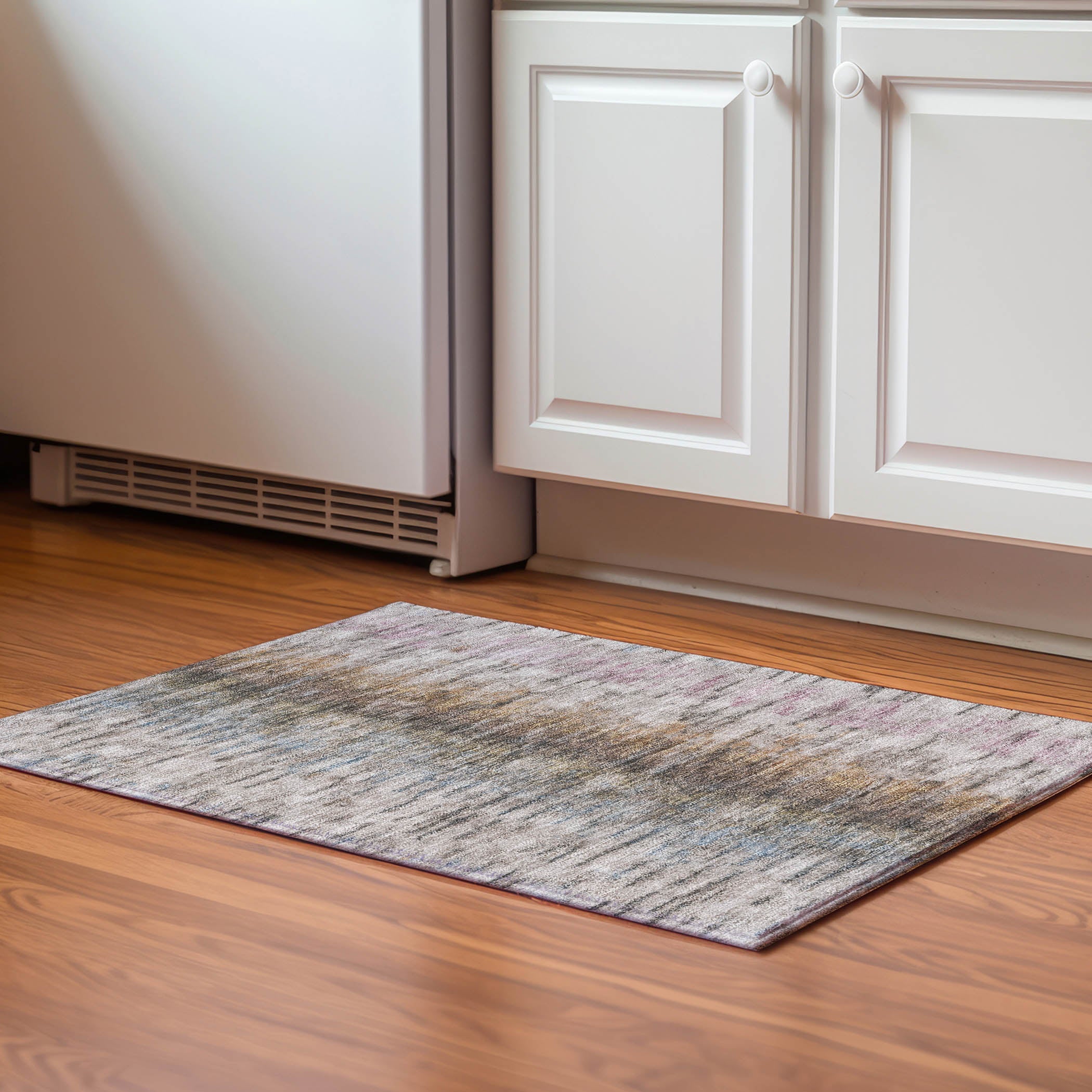 Marrakech Machine Washable Transitional Brown Rug 1'8" x 2'6" #shape_Rectangle