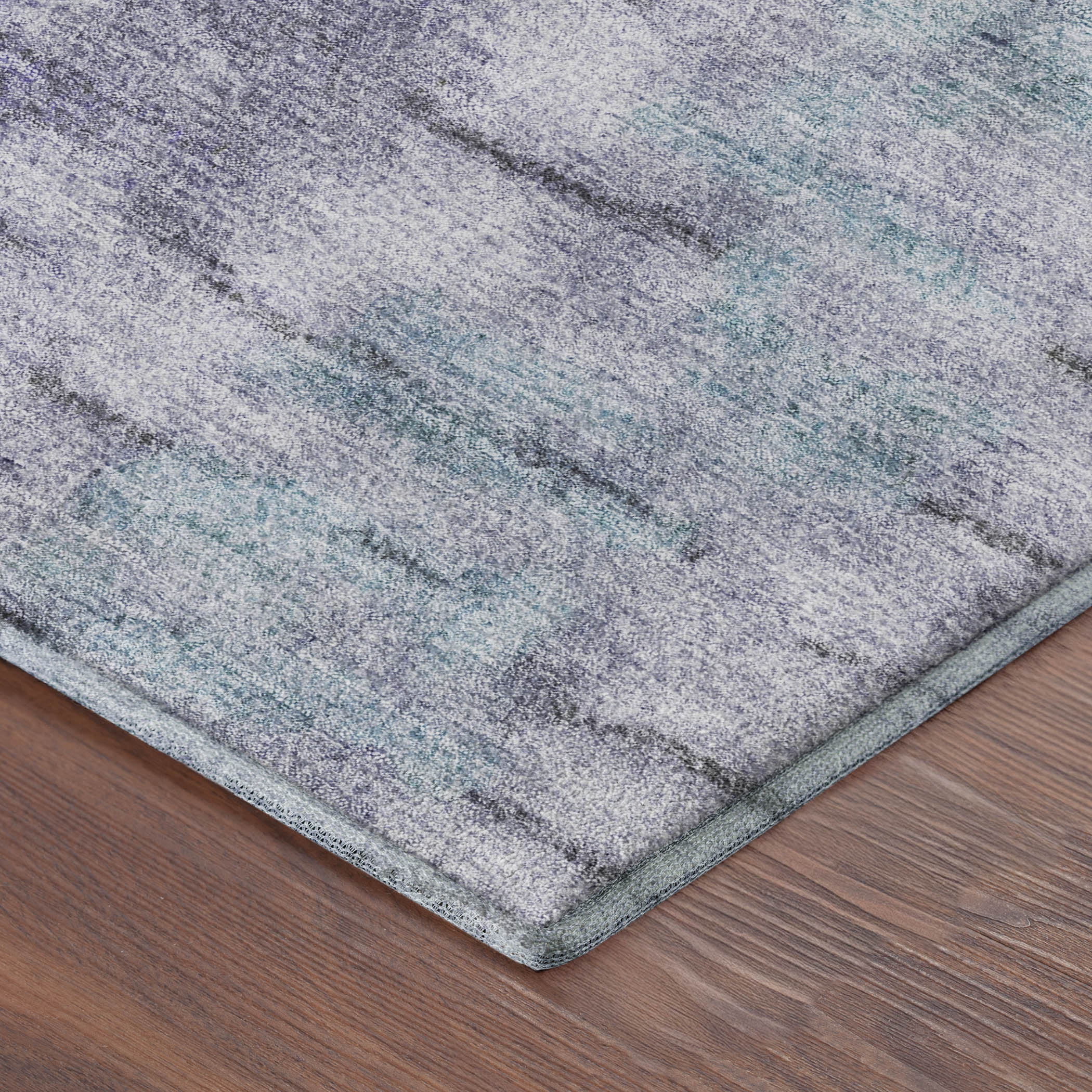 Marrakech Machine Washable Transitional Purple Rug 1'8" x 2'6" #shape_Rectangle