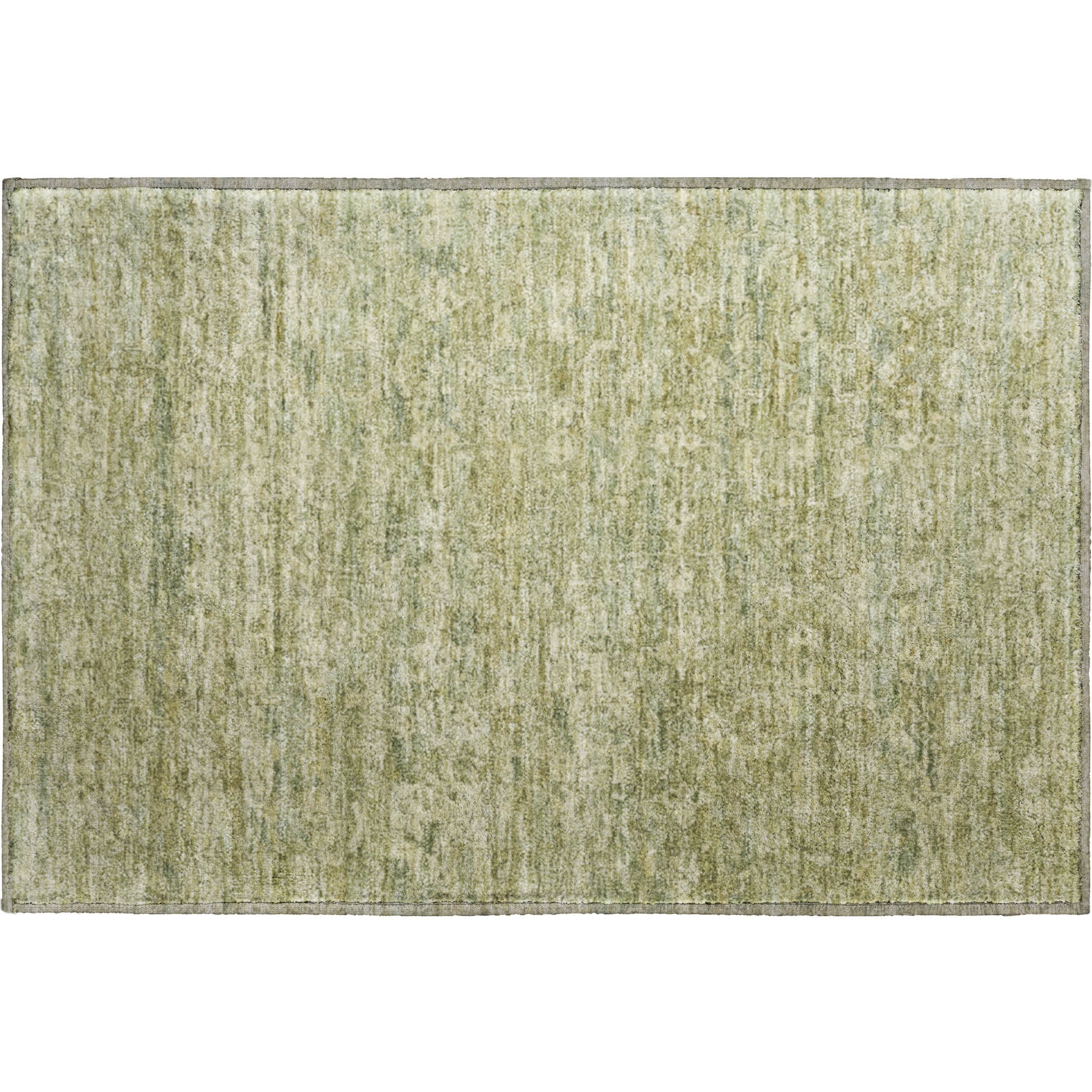 Dubrovnik Machine Washable Transitional Sage Green Rug 1'8" x 2'6" #shape_Rectangle