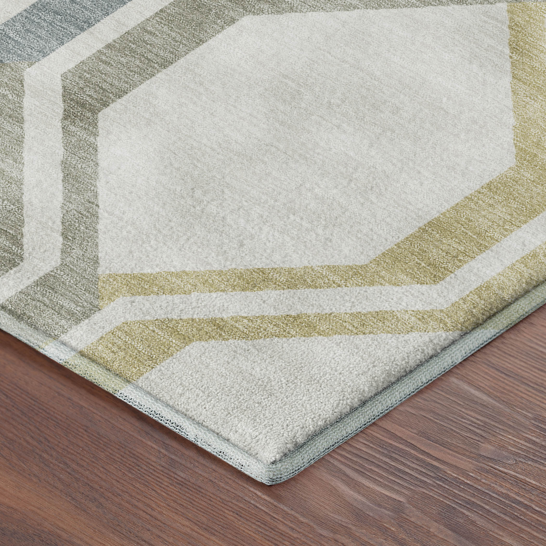Lucerne Machine Washable Transitional Ivory Rug 1'8" x 2'6" #shape_Rectangle