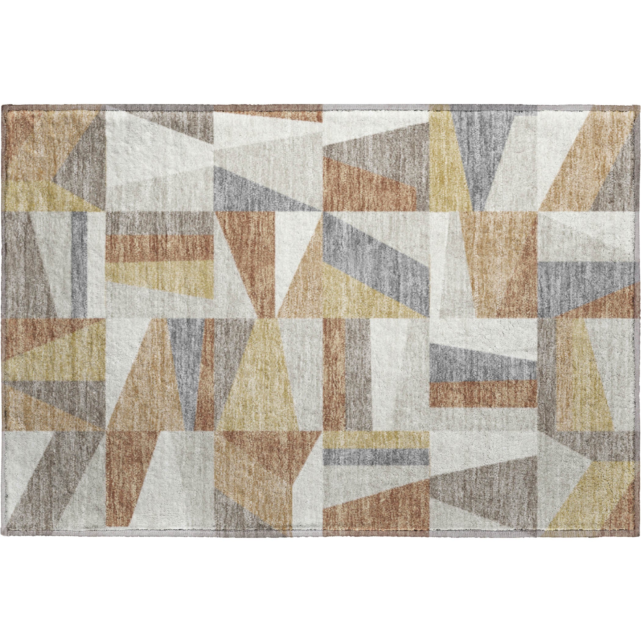 Marrakech Machine Washable Transitional Beige Brown Rug 1'8" x 2'6" #shape_Rectangle