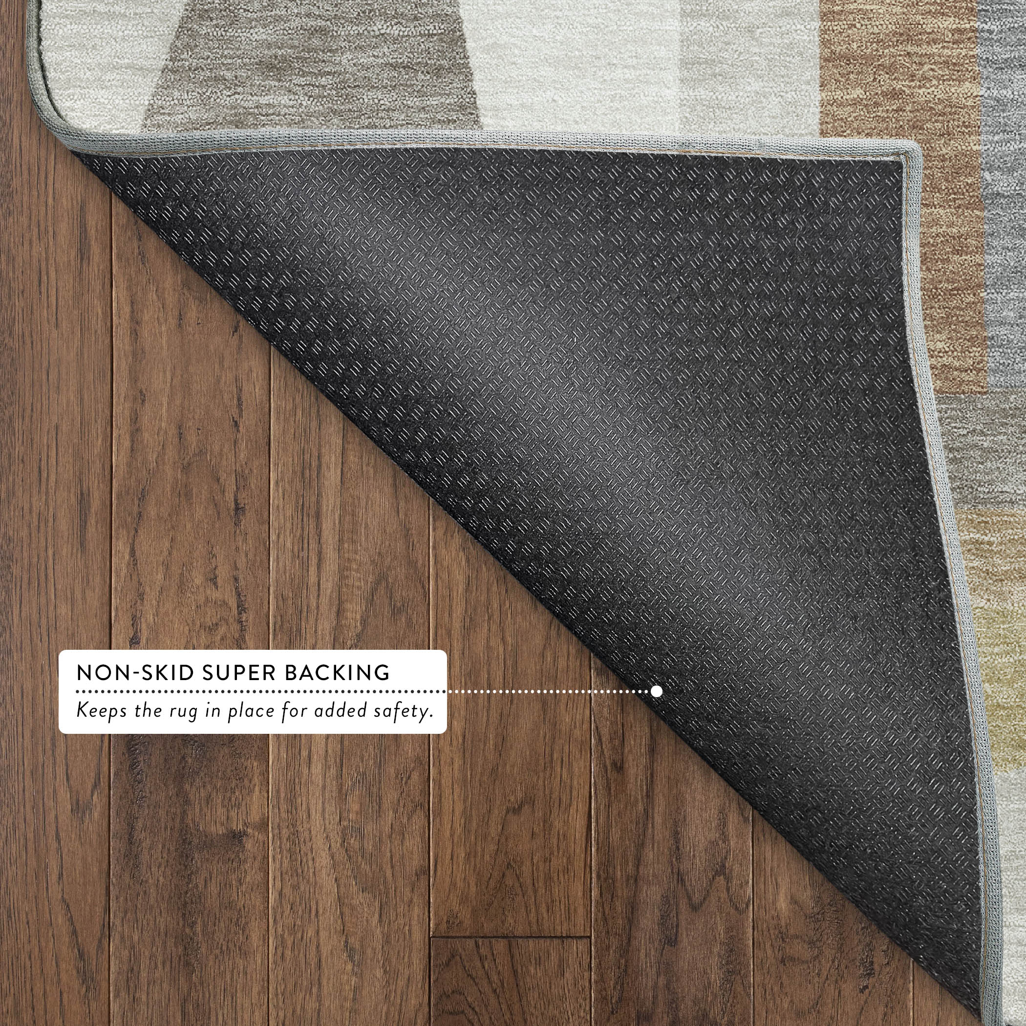 Marrakech Machine Washable Transitional Beige Brown Rug 1'8" x 2'6" #shape_Rectangle