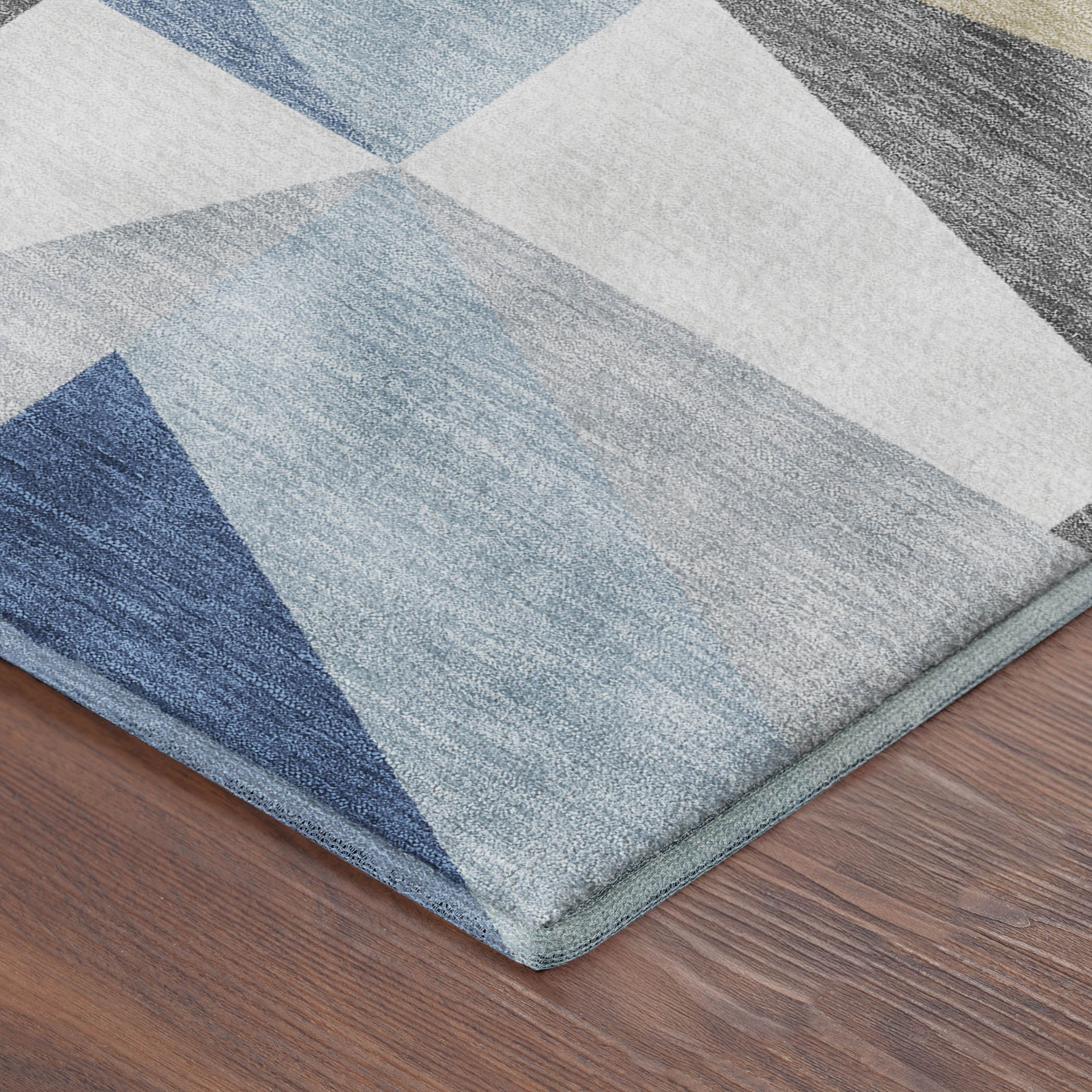 Marrakech Machine Washable Transitional Blue Rug 1'8" x 2'6" #shape_Rectangle