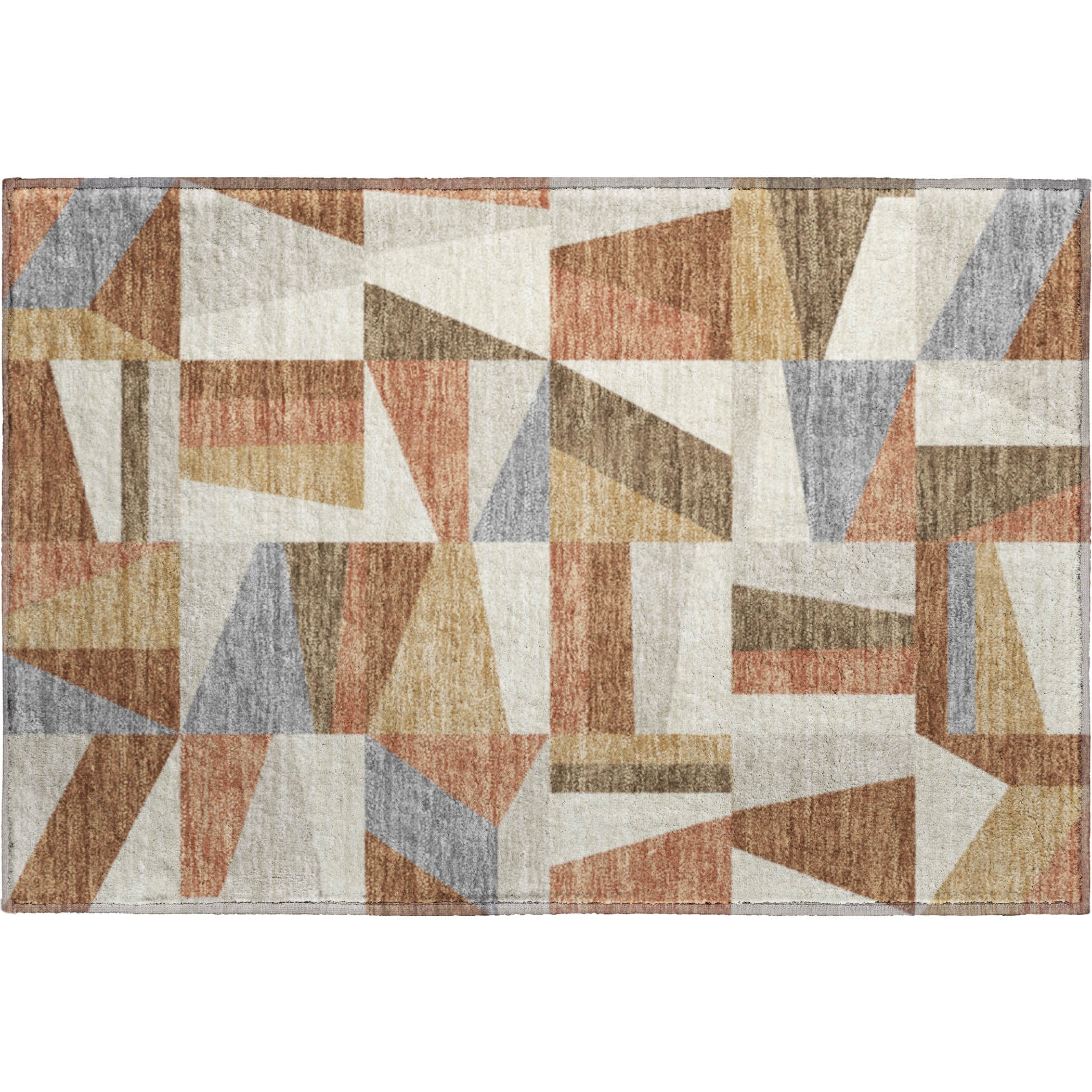 Marrakech Machine Washable Transitional Paprika Orange Rug 1'8" x 2'6" #shape_Rectangle