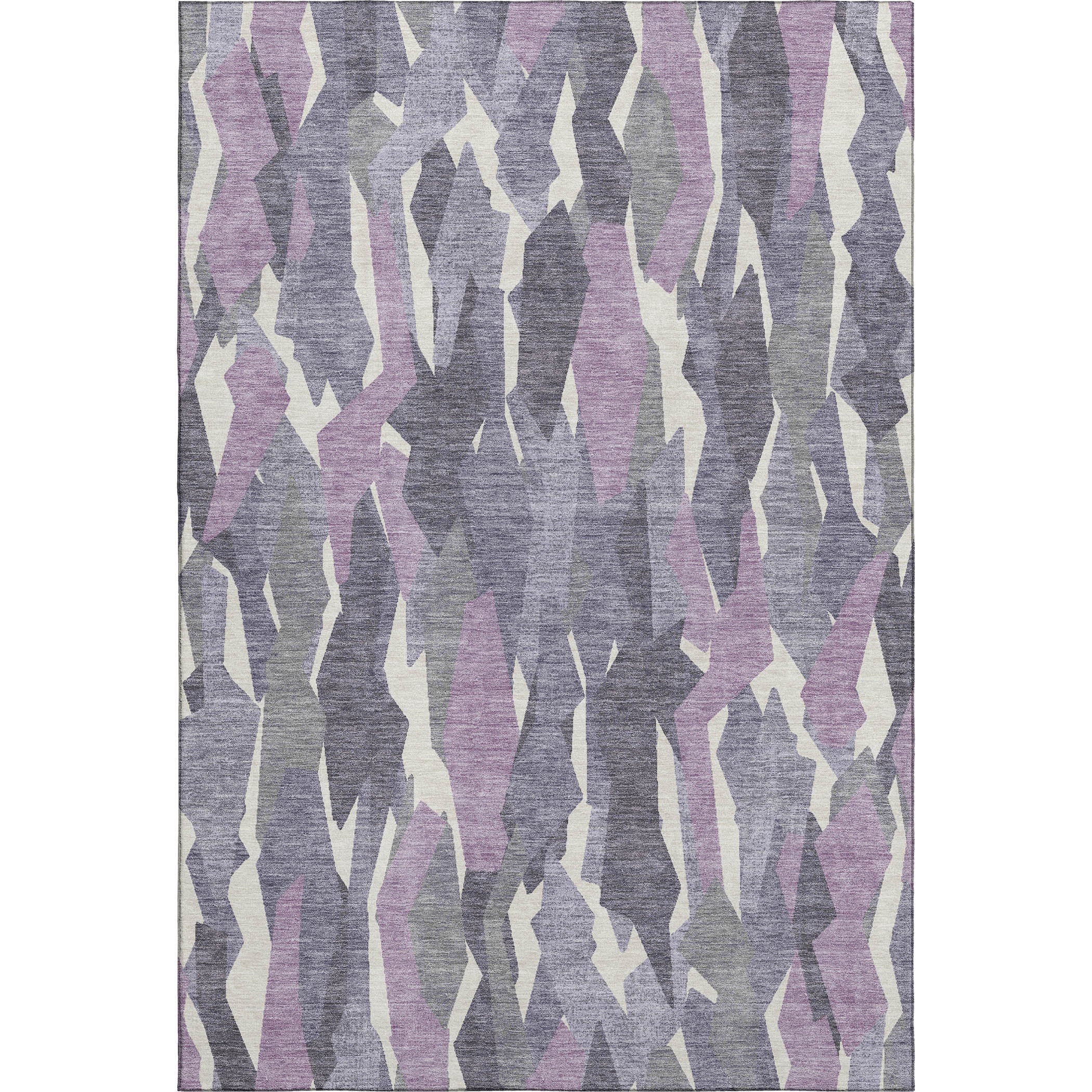 Lima Machine Washable Transitional Purple Rug 3' x 5' #shape_Rectangle
