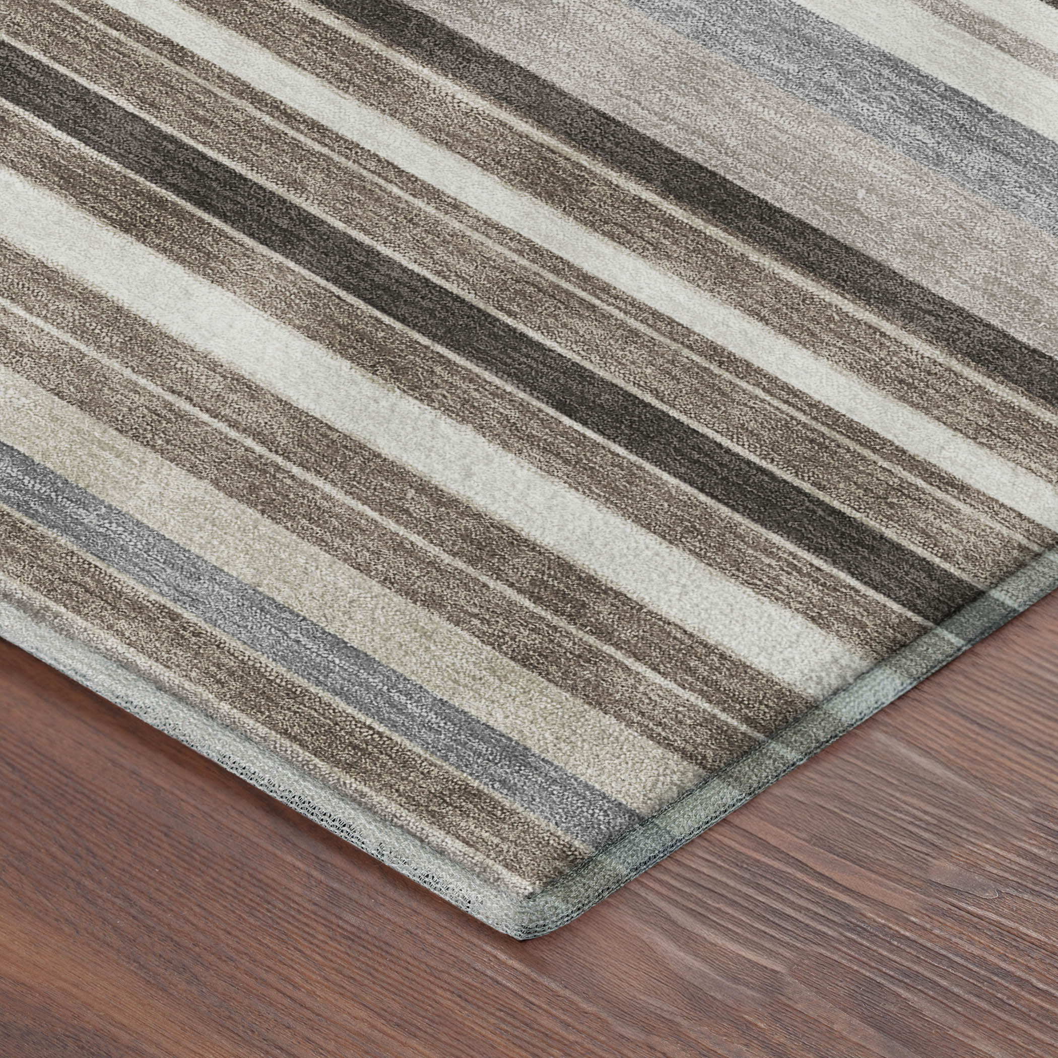 Sarajevo Machine Washable Transitional Taupe Brown Rug 1'8" x 2'6" #shape_Rectangle