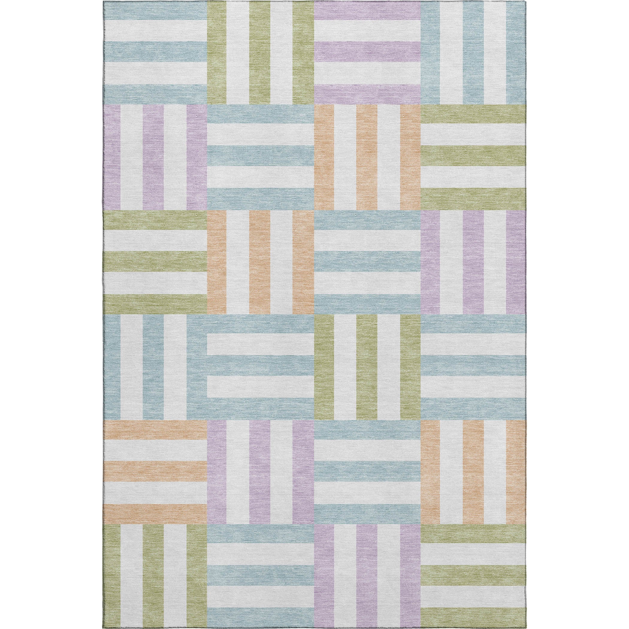 Bruges Machine Washable Transitional Pearl Ivory Rug 3' x 5' #shape_Rectangle