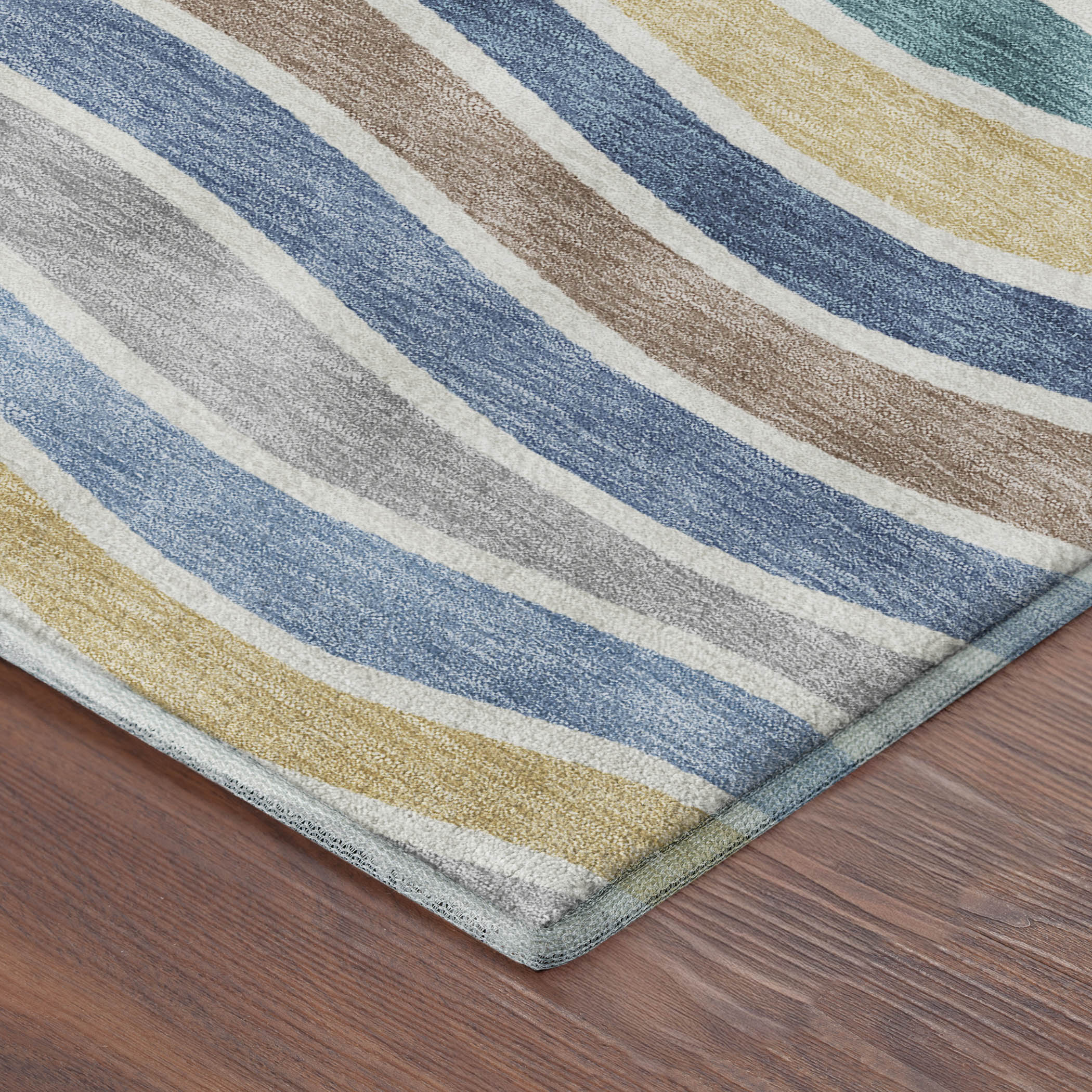 Marrakech Machine Washable Transitional Blue Rug 1'8" x 2'6" #shape_Rectangle