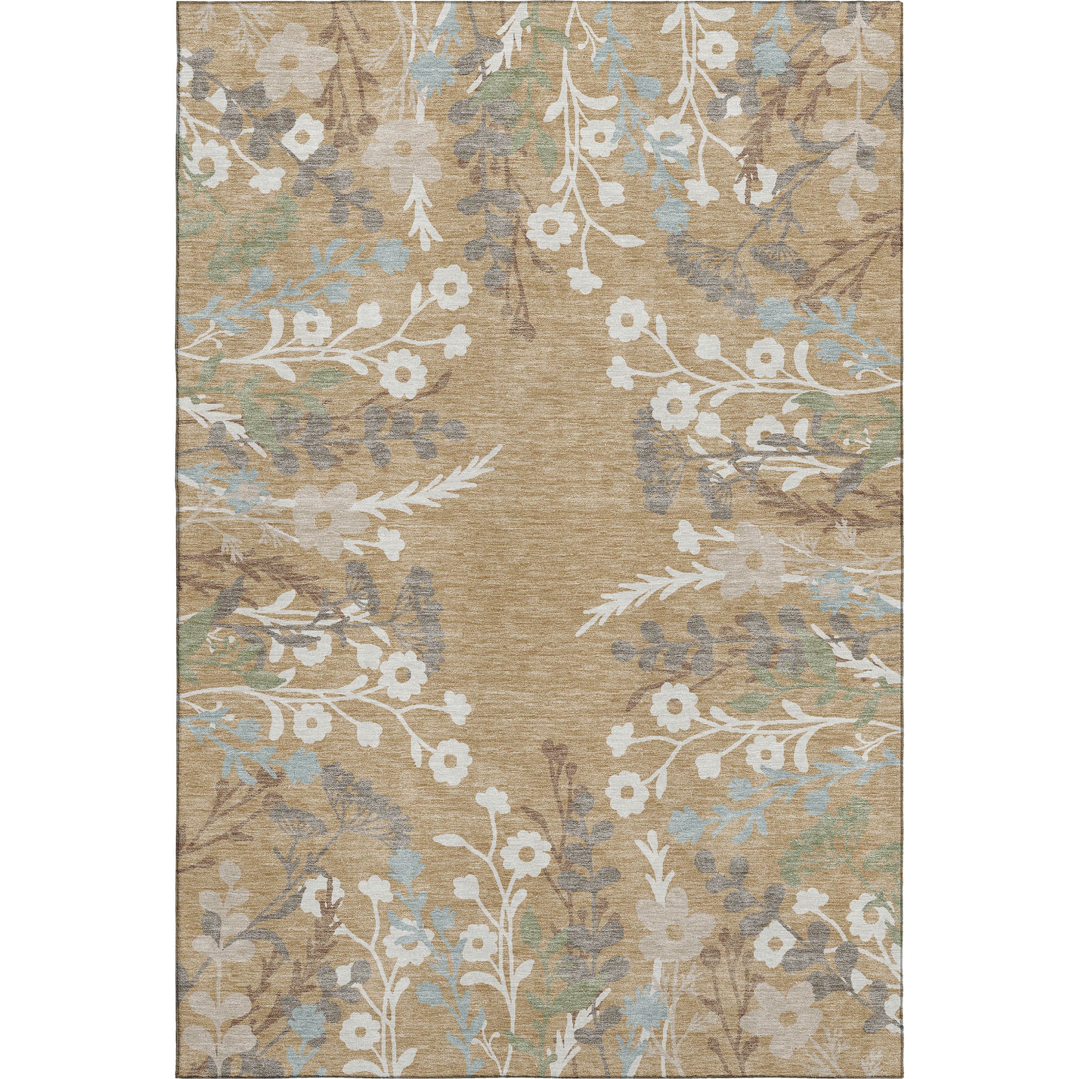 Mostar Machine Washable Transitional Gold Rug 3' x 5' #shape_Rectangle