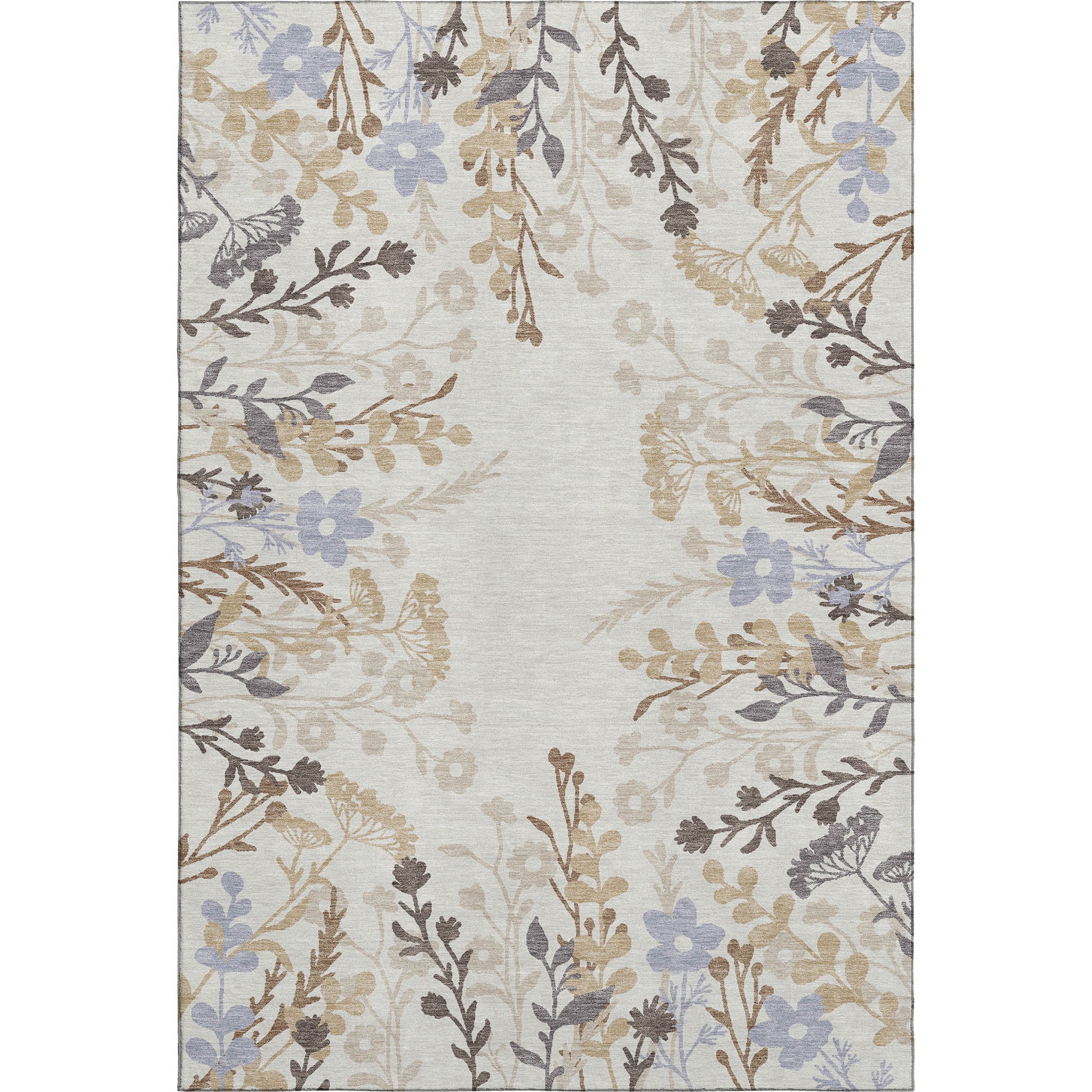 Mostar Machine Washable Transitional Ivory Rug 3' x 5' #shape_Rectangle