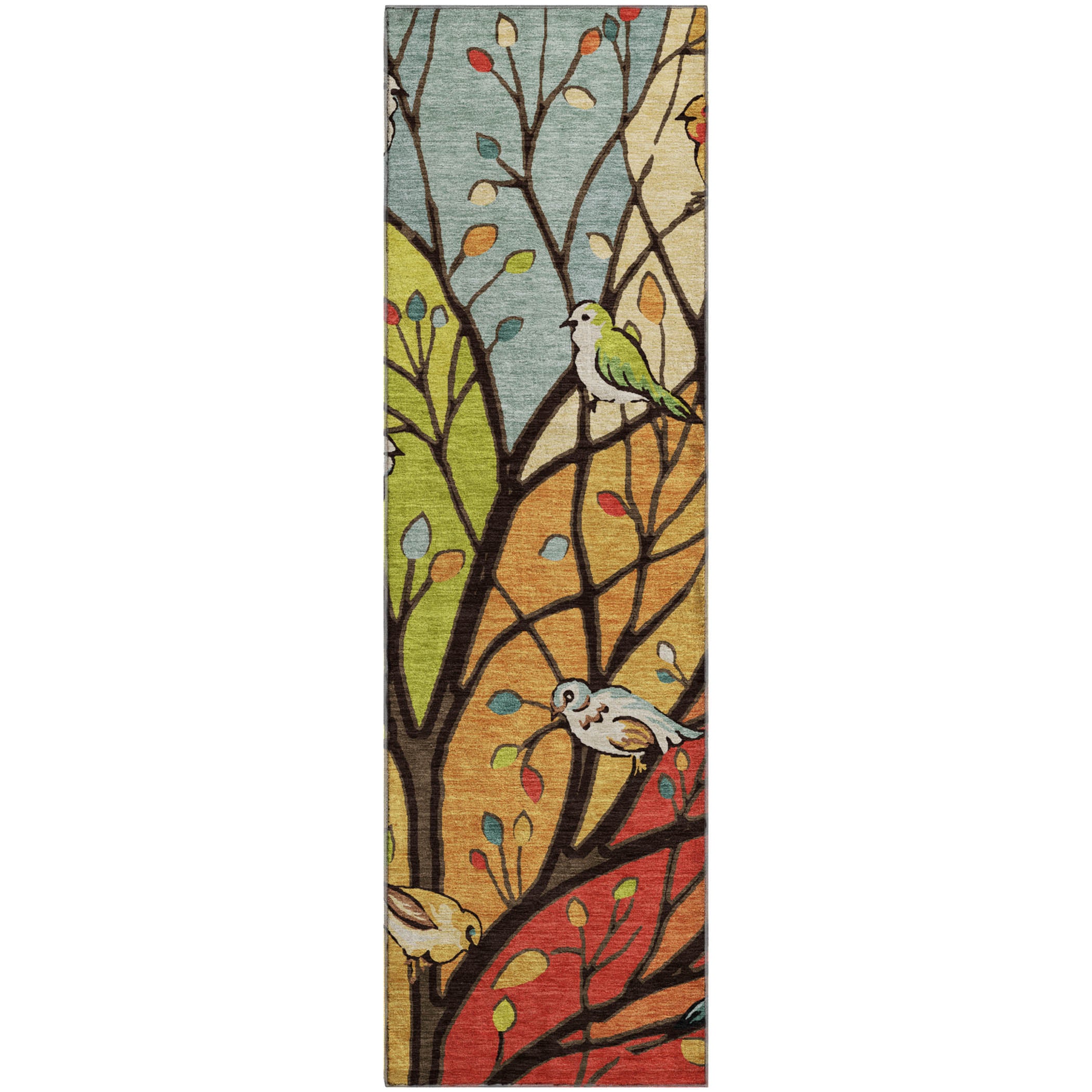 Sintra Machine Washable Transitional Gold Rug 2'3" x 7'6" #shape_Runner