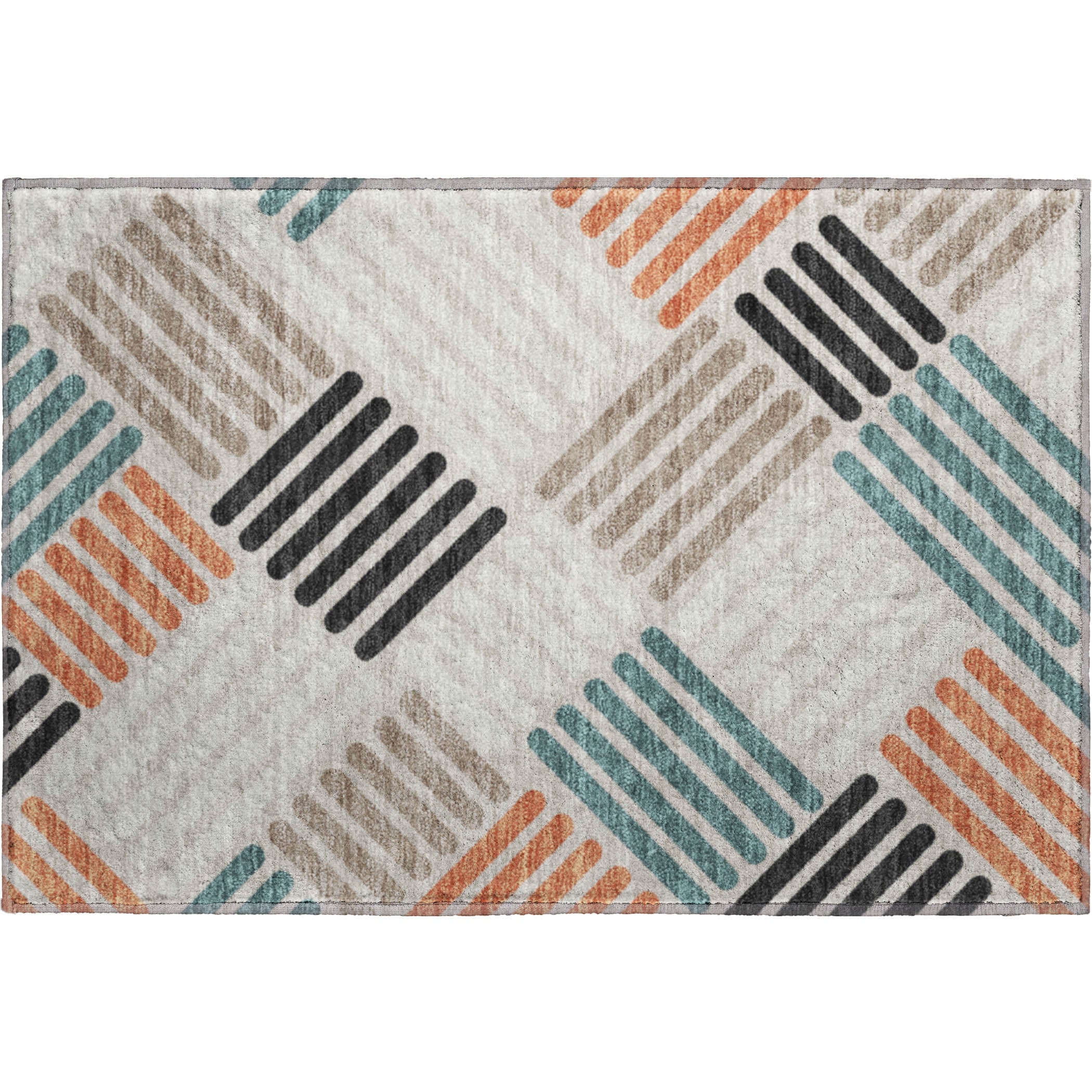 Tbilisi Machine Washable Transitional Dune Ivory Rug 1'8" x 2'6" #shape_Rectangle