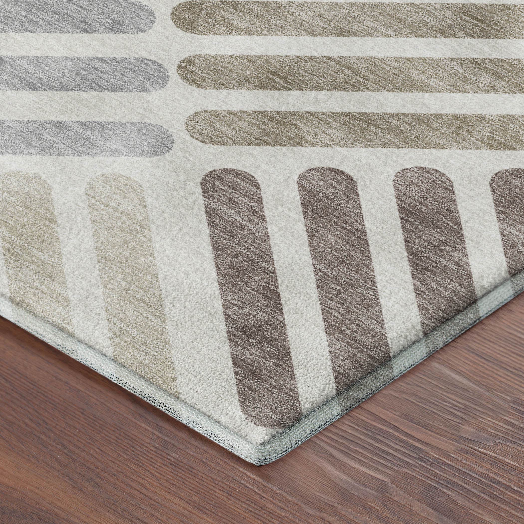 Tbilisi Machine Washable Transitional Ivory Rug 1'8" x 2'6" #shape_Rectangle