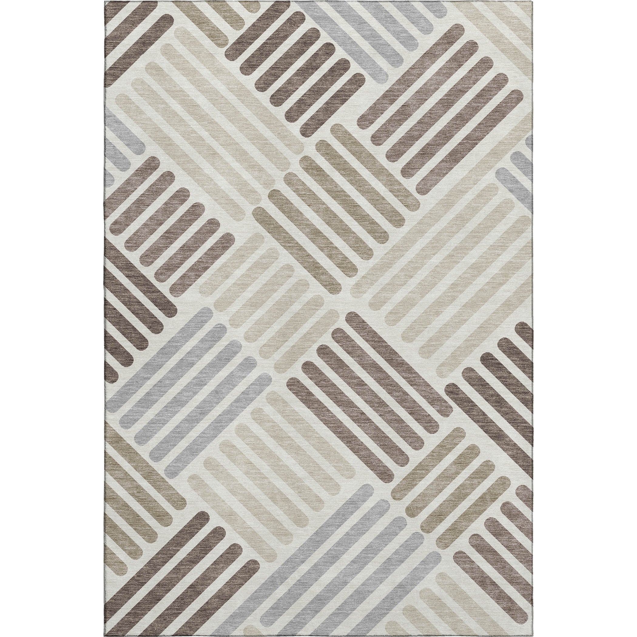 Tbilisi Machine Washable Transitional Ivory Rug 3' x 5' #shape_Rectangle