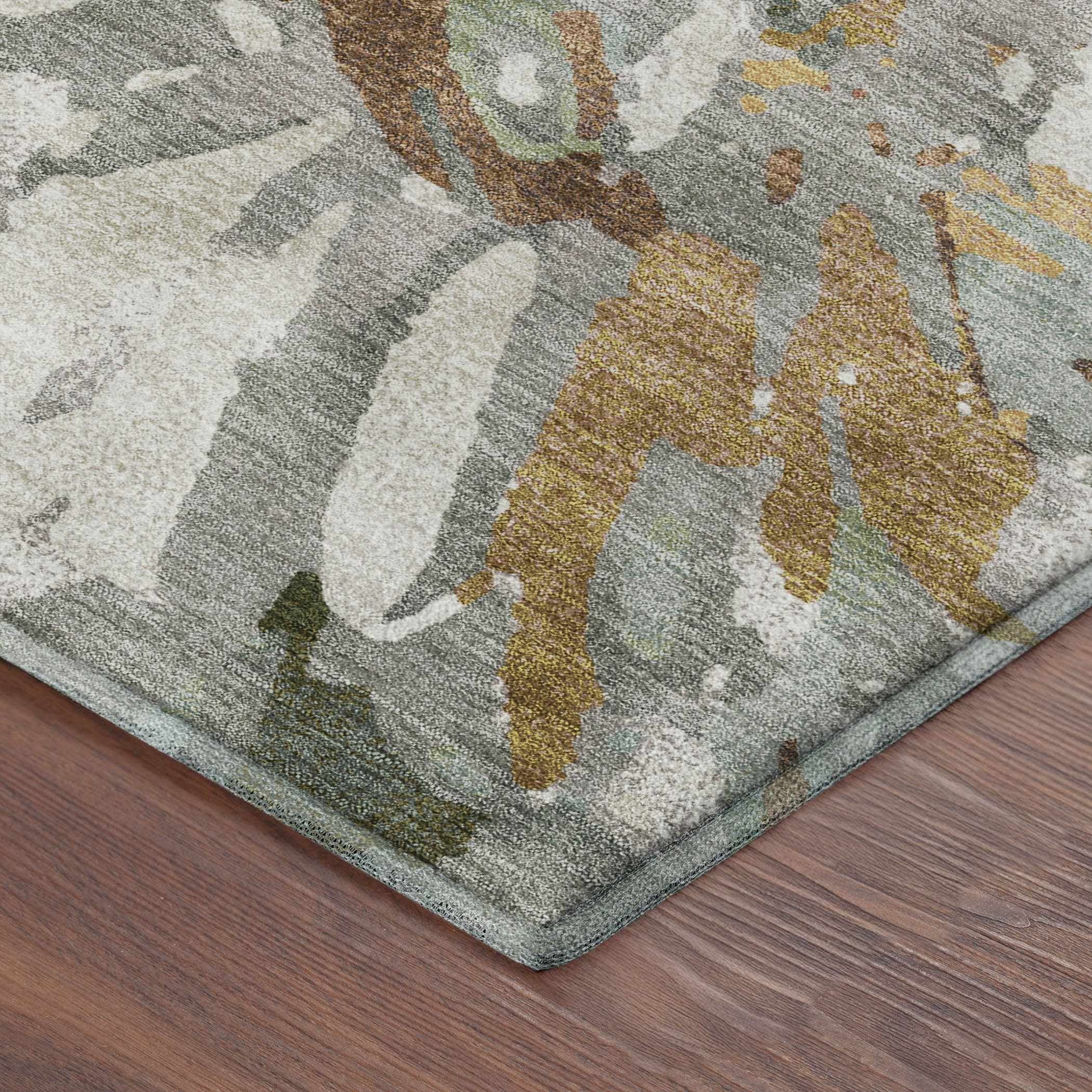 Lima Machine Washable Transitional Copper Orange Rug 1'8" x 2'6" #shape_Rectangle