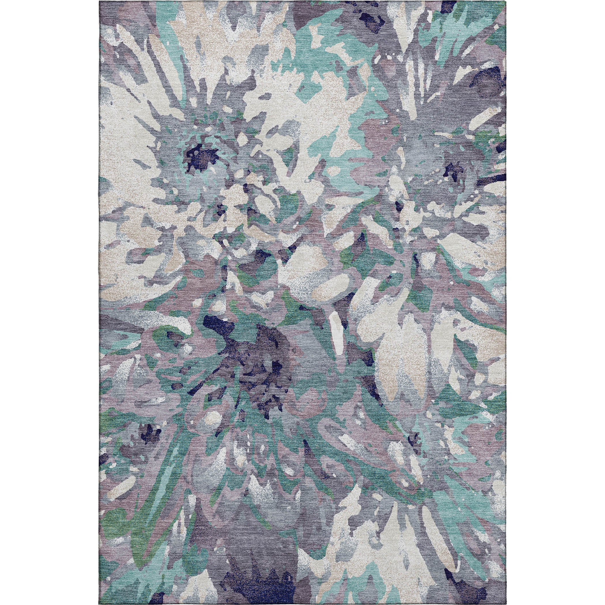 Lima Machine Washable Transitional Lavender Purple Rug 3' x 5' #shape_Rectangle