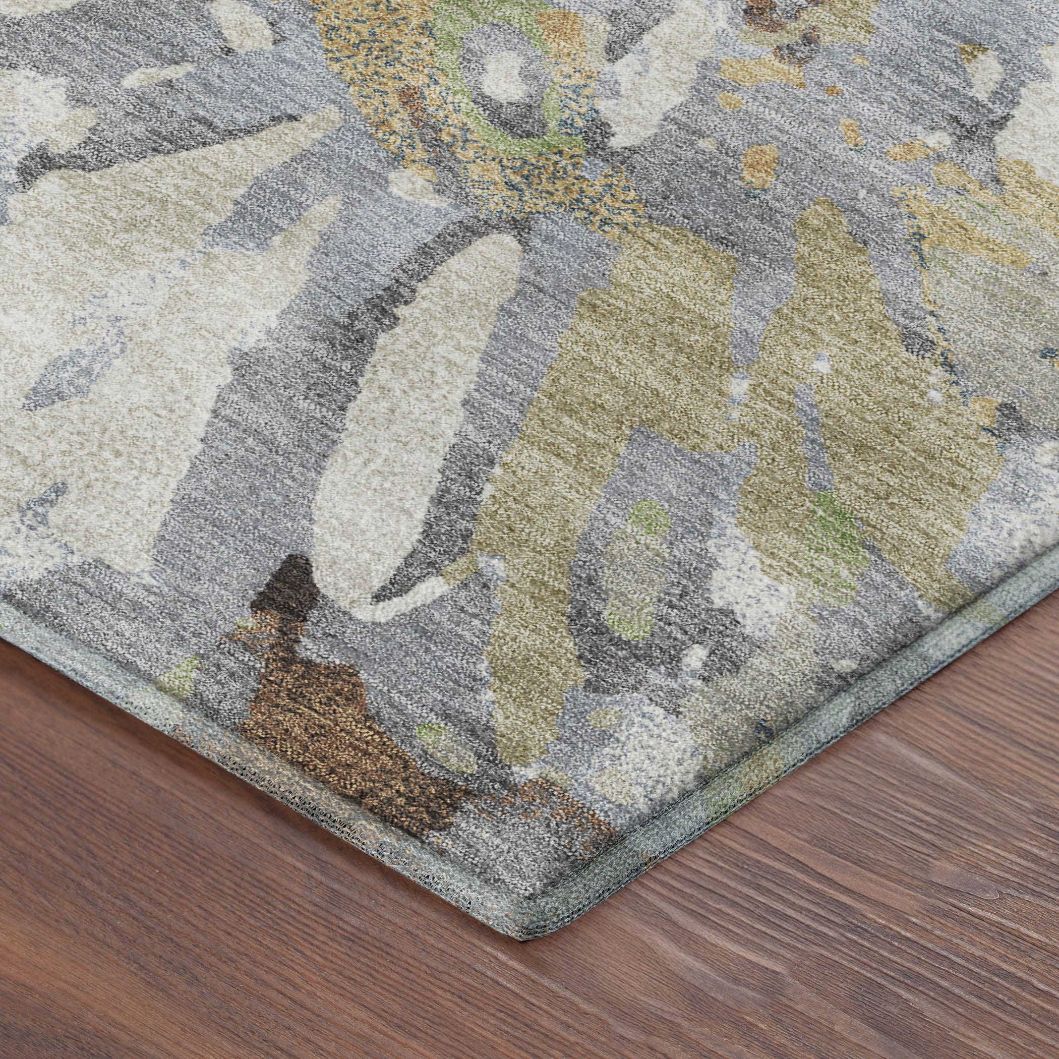 Lima Machine Washable Transitional Wheat Gold Rug 1'8" x 2'6" #shape_Rectangle