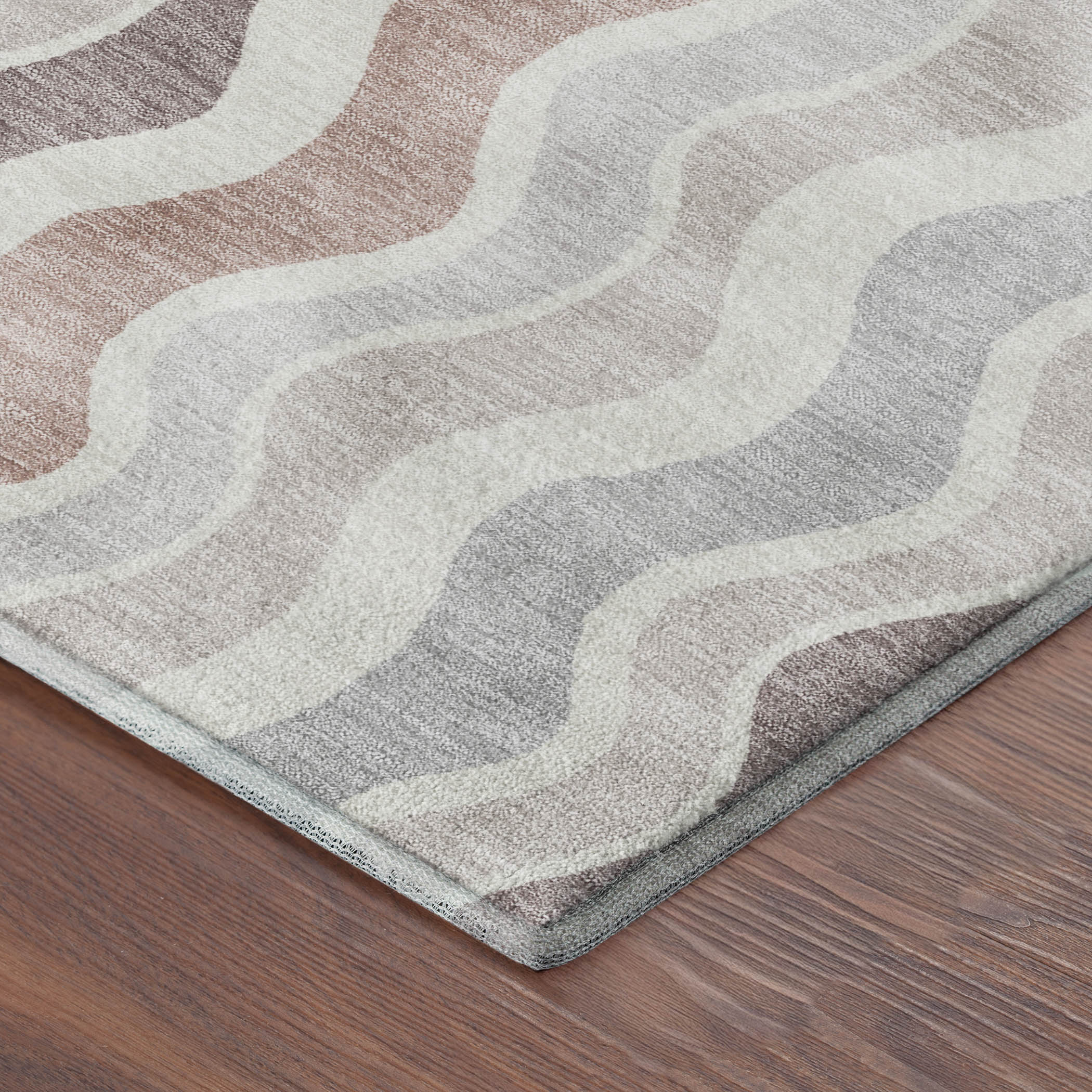 Florence Machine Washable Transitional Blush Pink Rug 1'8" x 2'6" #shape_Rectangle