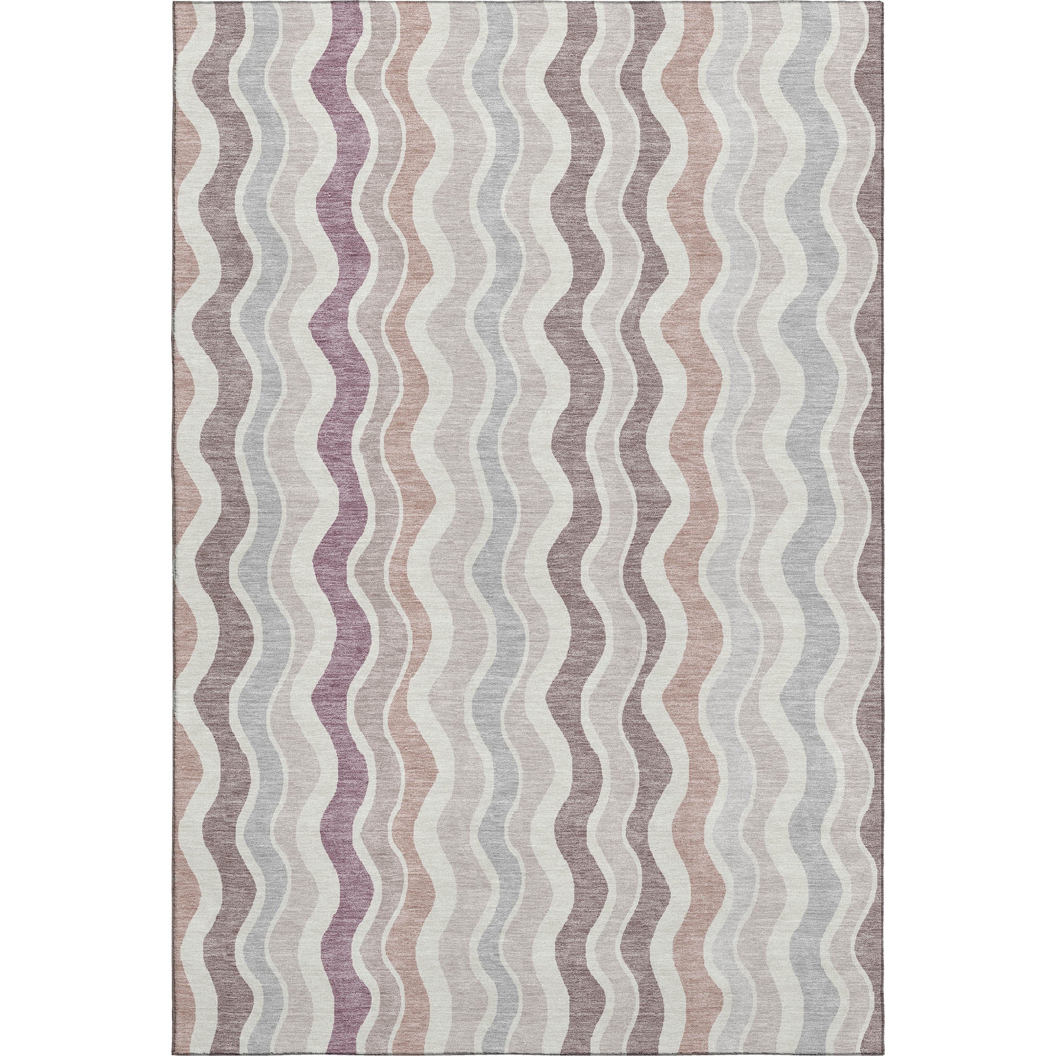 Florence Machine Washable Transitional Blush Pink Rug 3' x 5' #shape_Rectangle