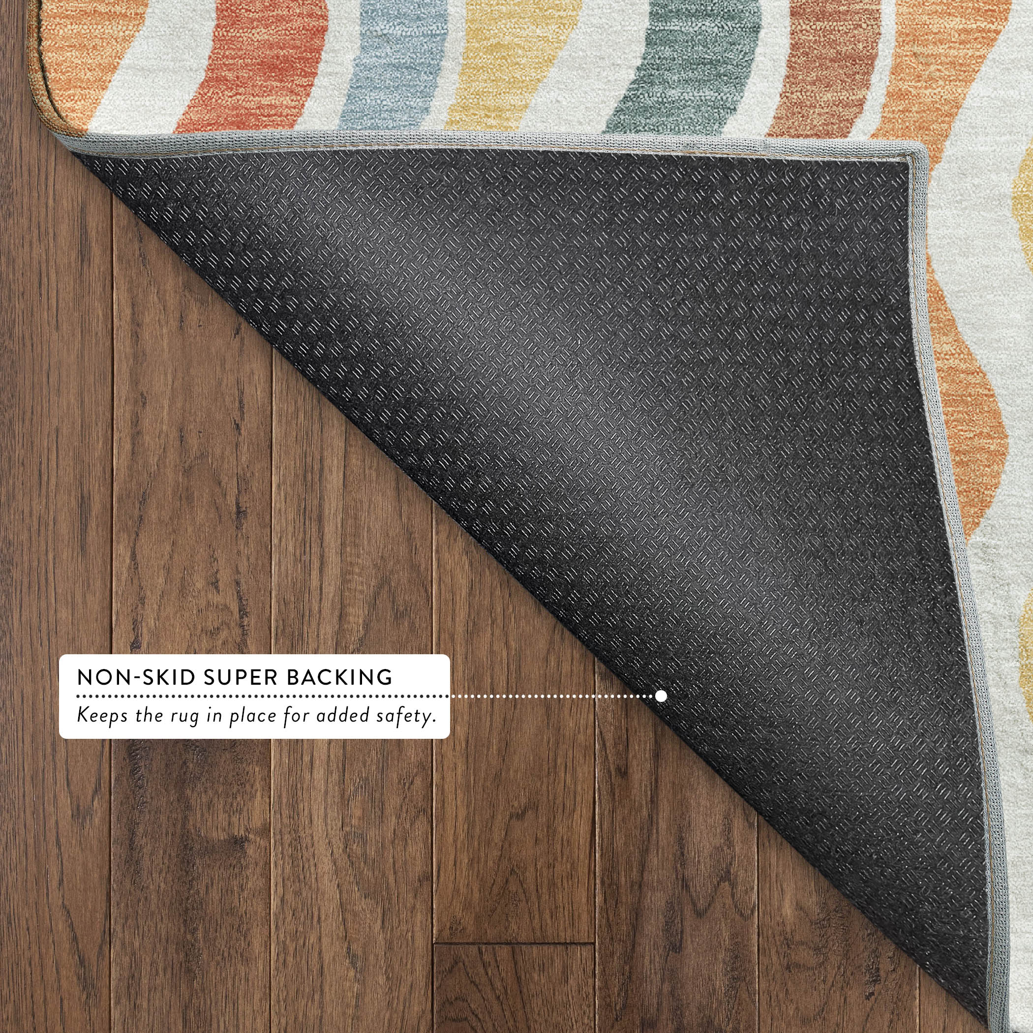 Florence Machine Washable Transitional Coral Orange Rug 1'8" x 2'6" #shape_Rectangle