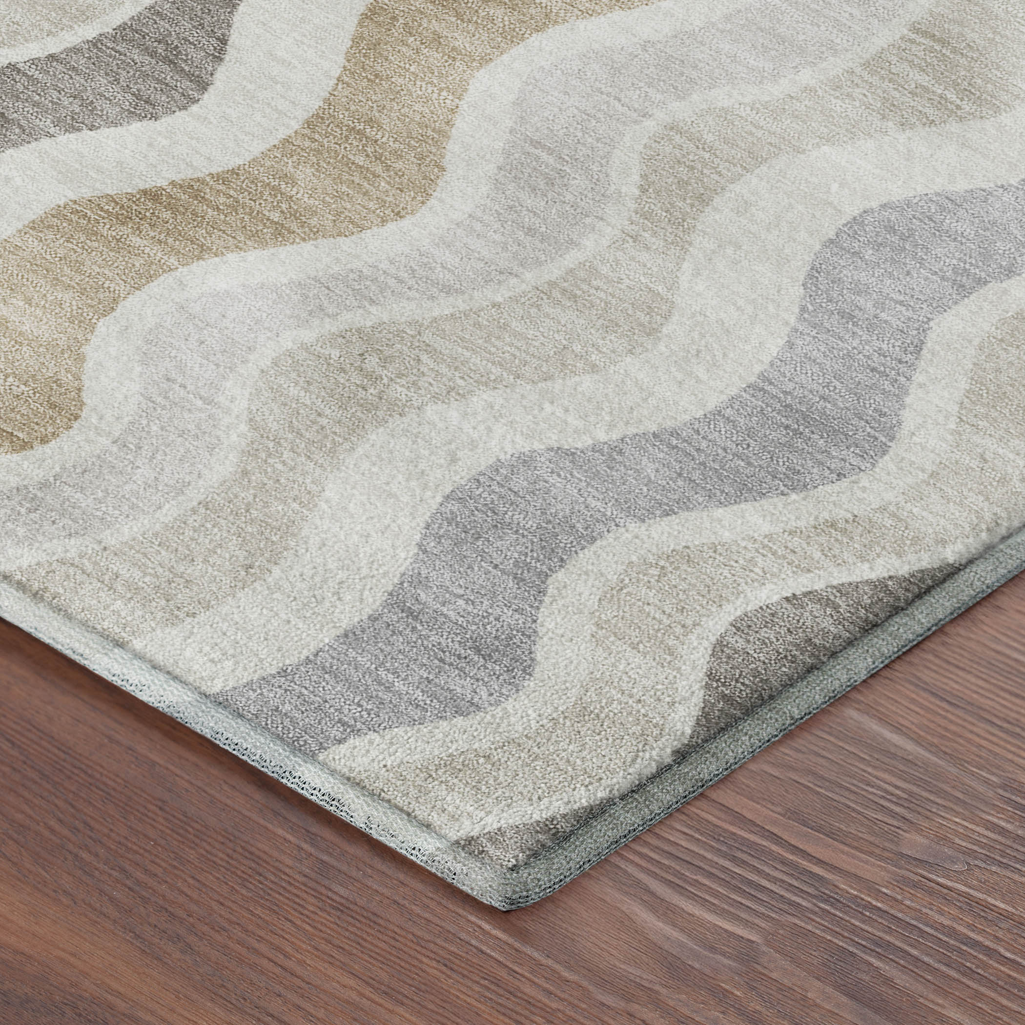 Florence Machine Washable Transitional Ivory Rug 1'8" x 2'6" #shape_Rectangle