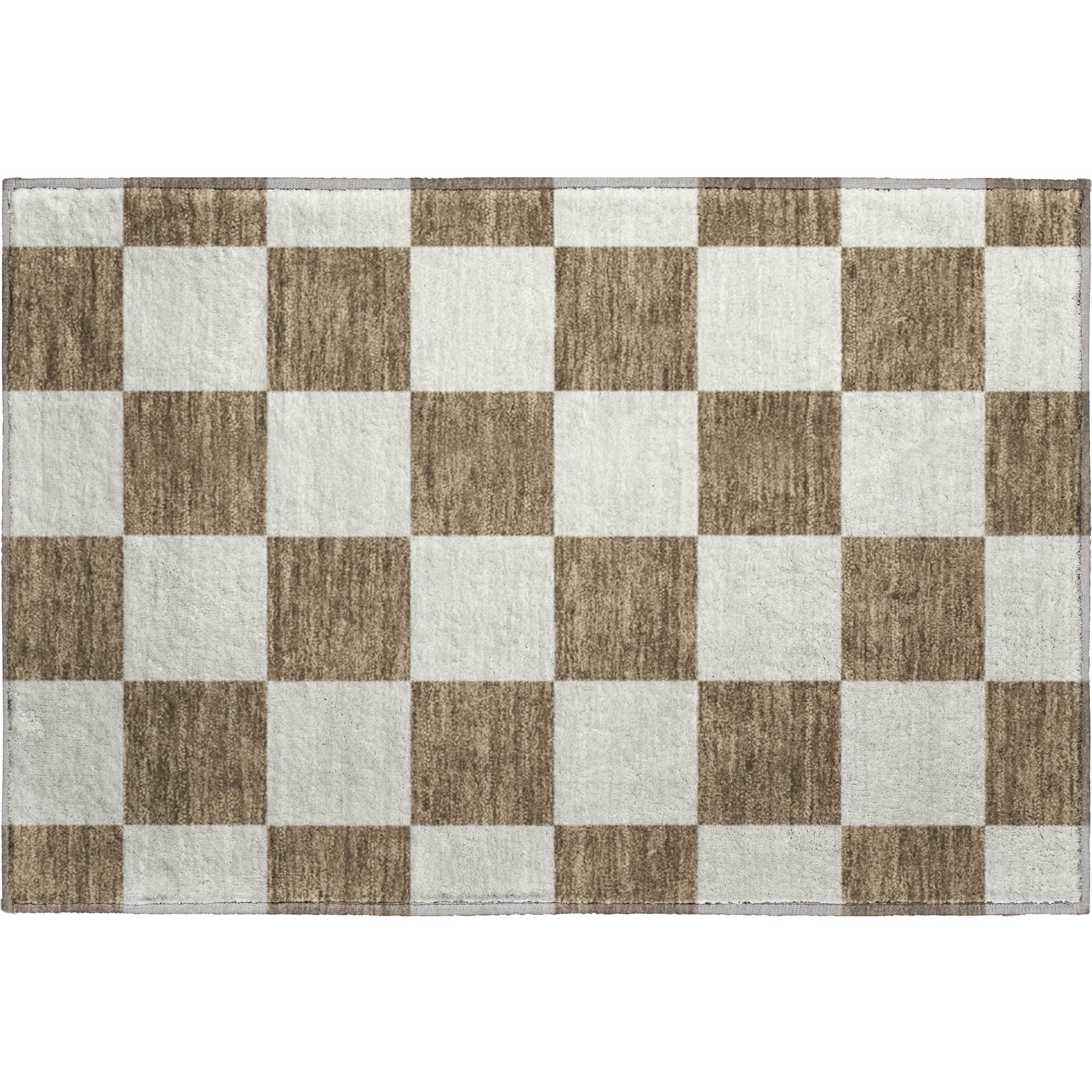 Budapest Machine Washable Transitional Chocolate Brown Rug 1'8" x 2'6" #shape_Rectangle