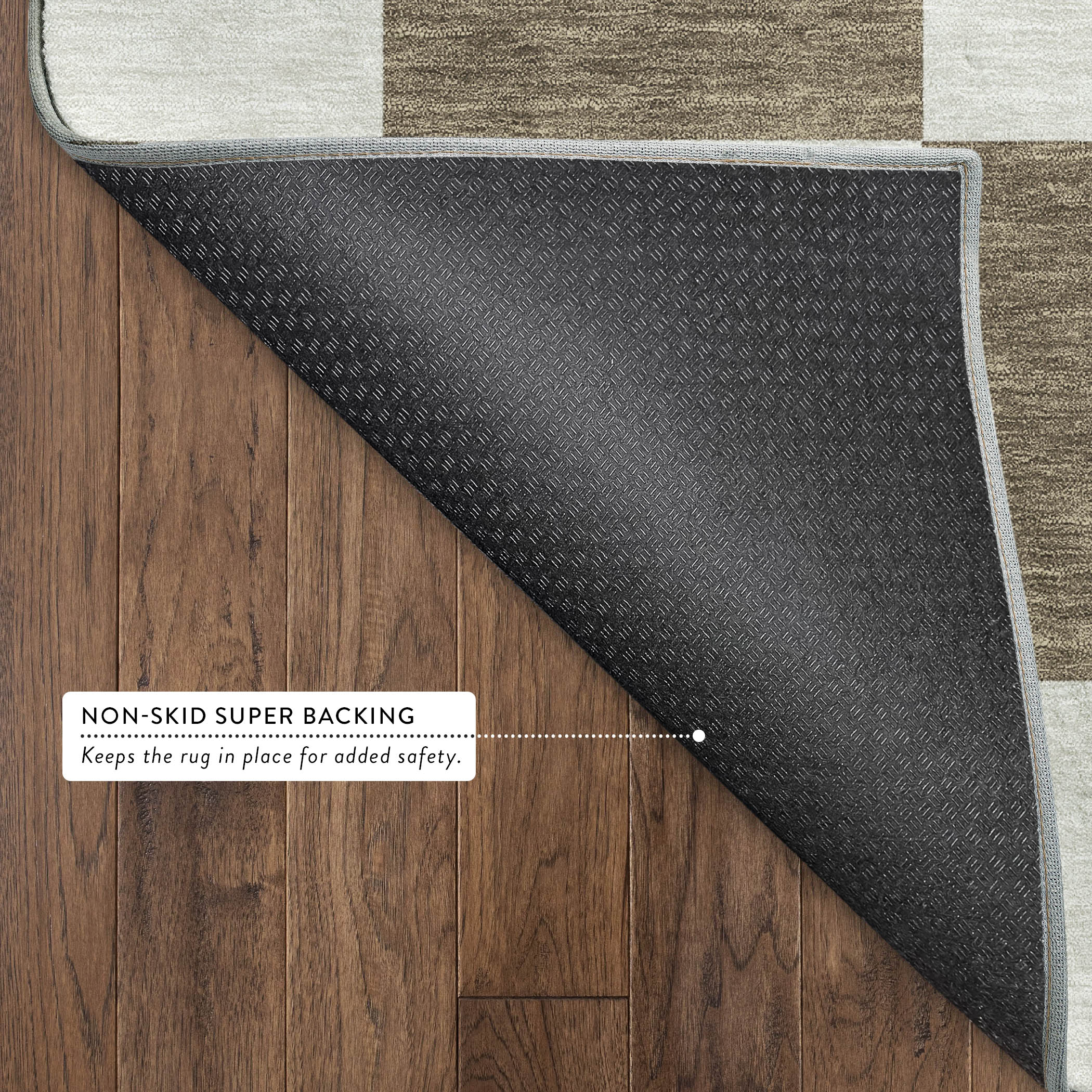 Budapest Machine Washable Transitional Chocolate Brown Rug 1'8" x 2'6" #shape_Rectangle