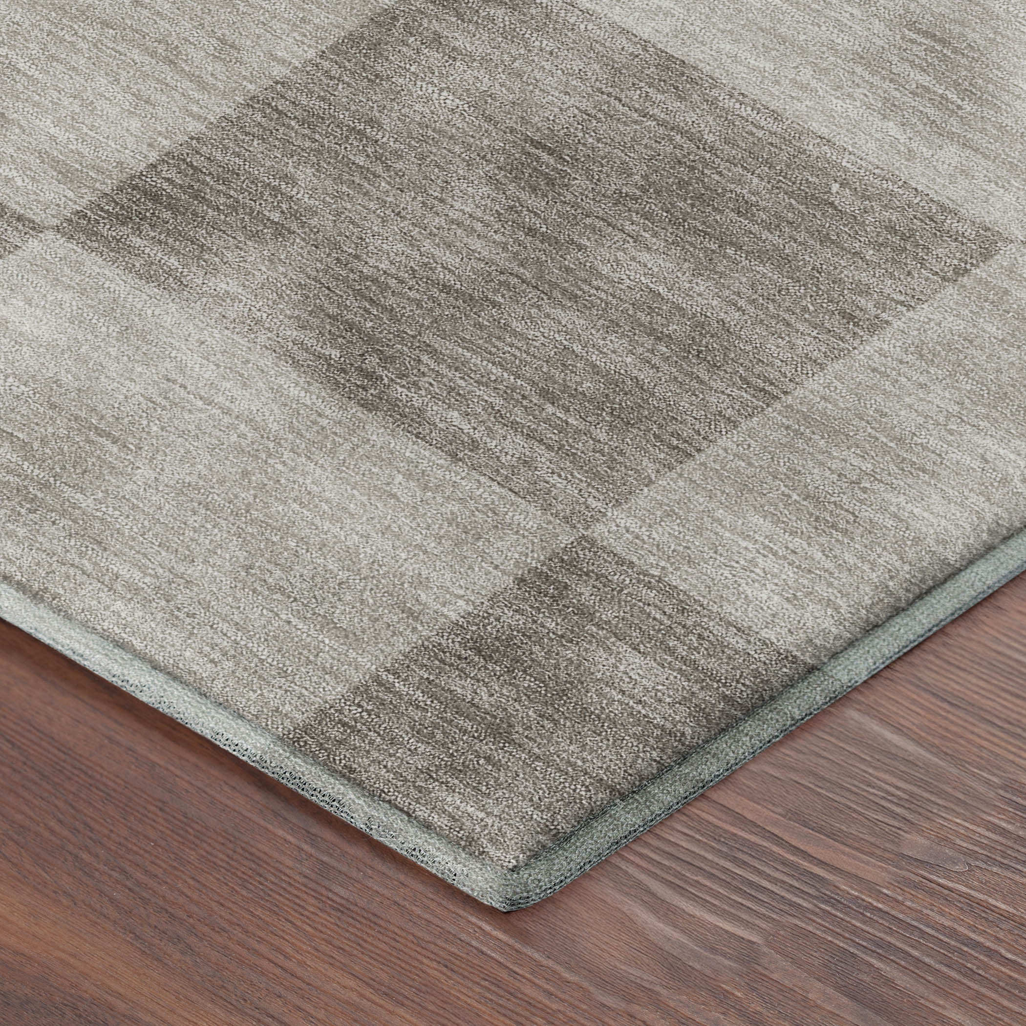 Budapest Machine Washable Transitional Khaki Brown Rug 1'8" x 2'6" #shape_Rectangle
