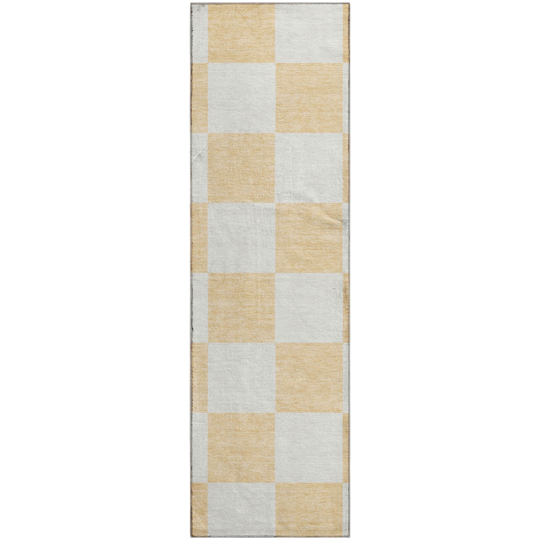 Budapest Machine Washable Transitional Peach Orange Rug 2'3" x 7'6" #shape_Runner