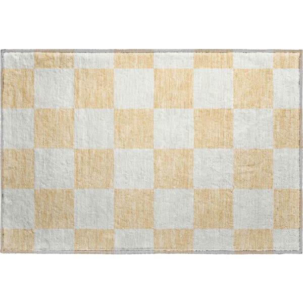Budapest Machine Washable Transitional Peach Orange Rug 1'8" x 2'6"