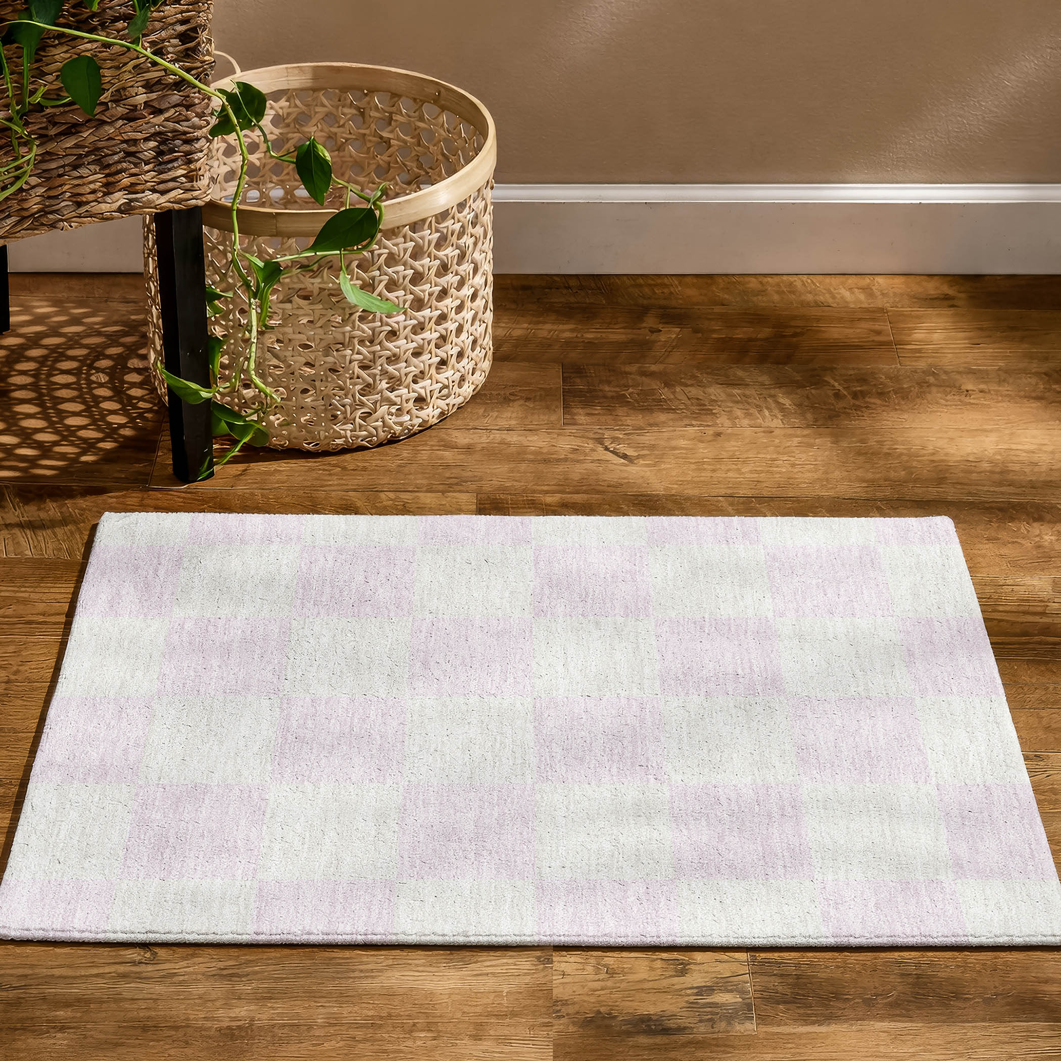 Budapest Machine Washable Transitional Pink Rug 1'8" x 2'6" #shape_Rectangle
