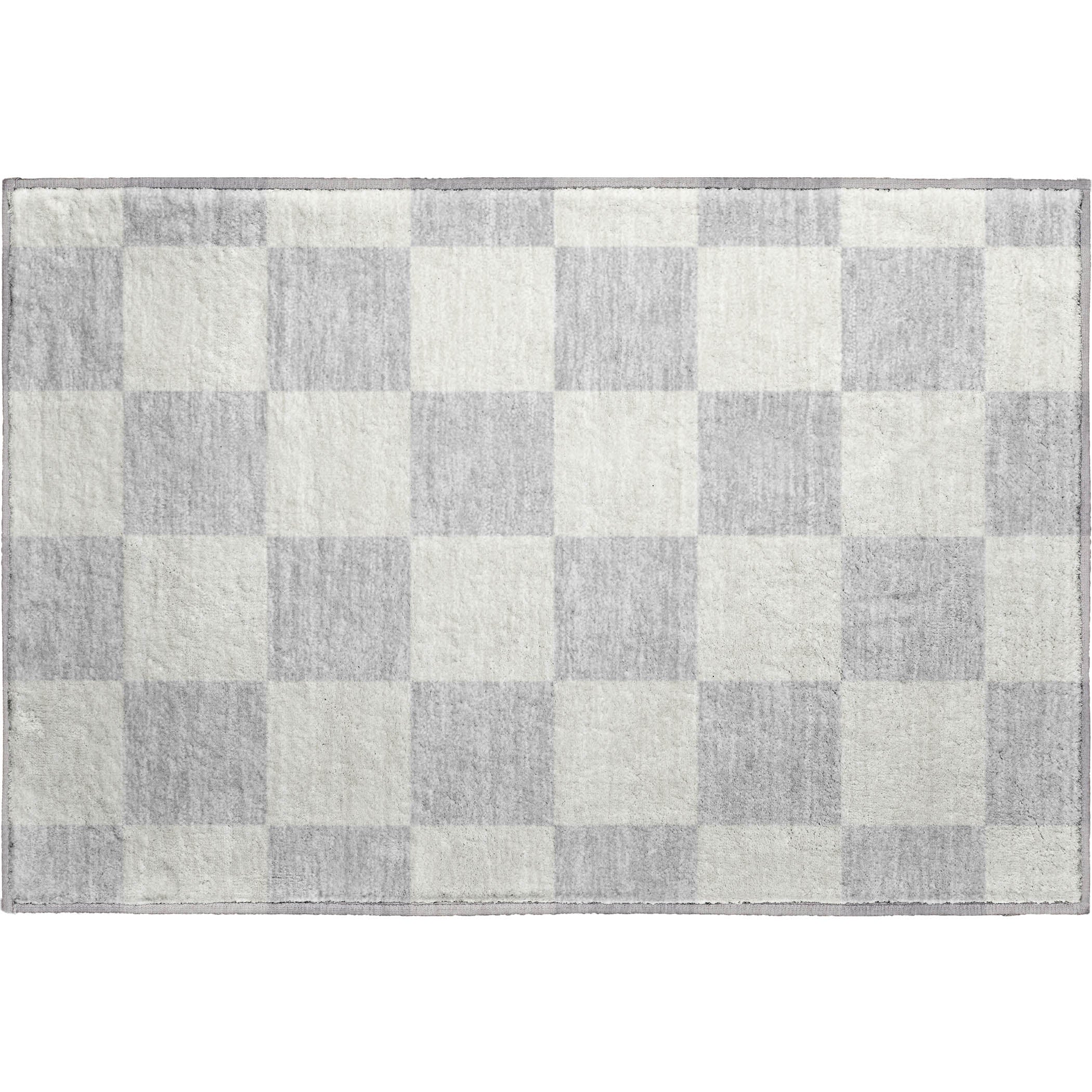 Budapest Machine Washable Transitional Silver Gray Rug 1'8" x 2'6" #shape_Rectangle