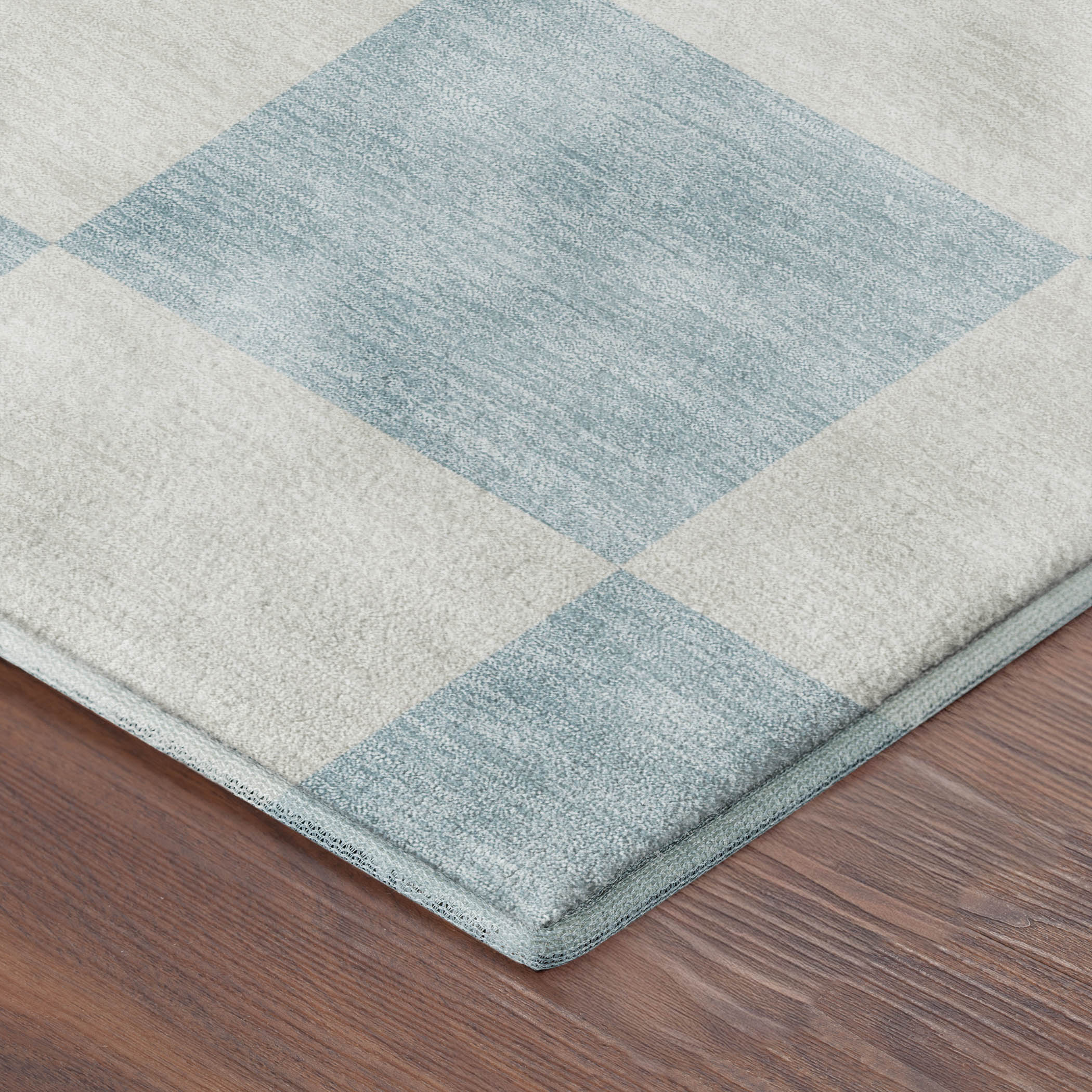 Budapest Machine Washable Transitional Sky Blue Rug 1'8" x 2'6" #shape_Rectangle