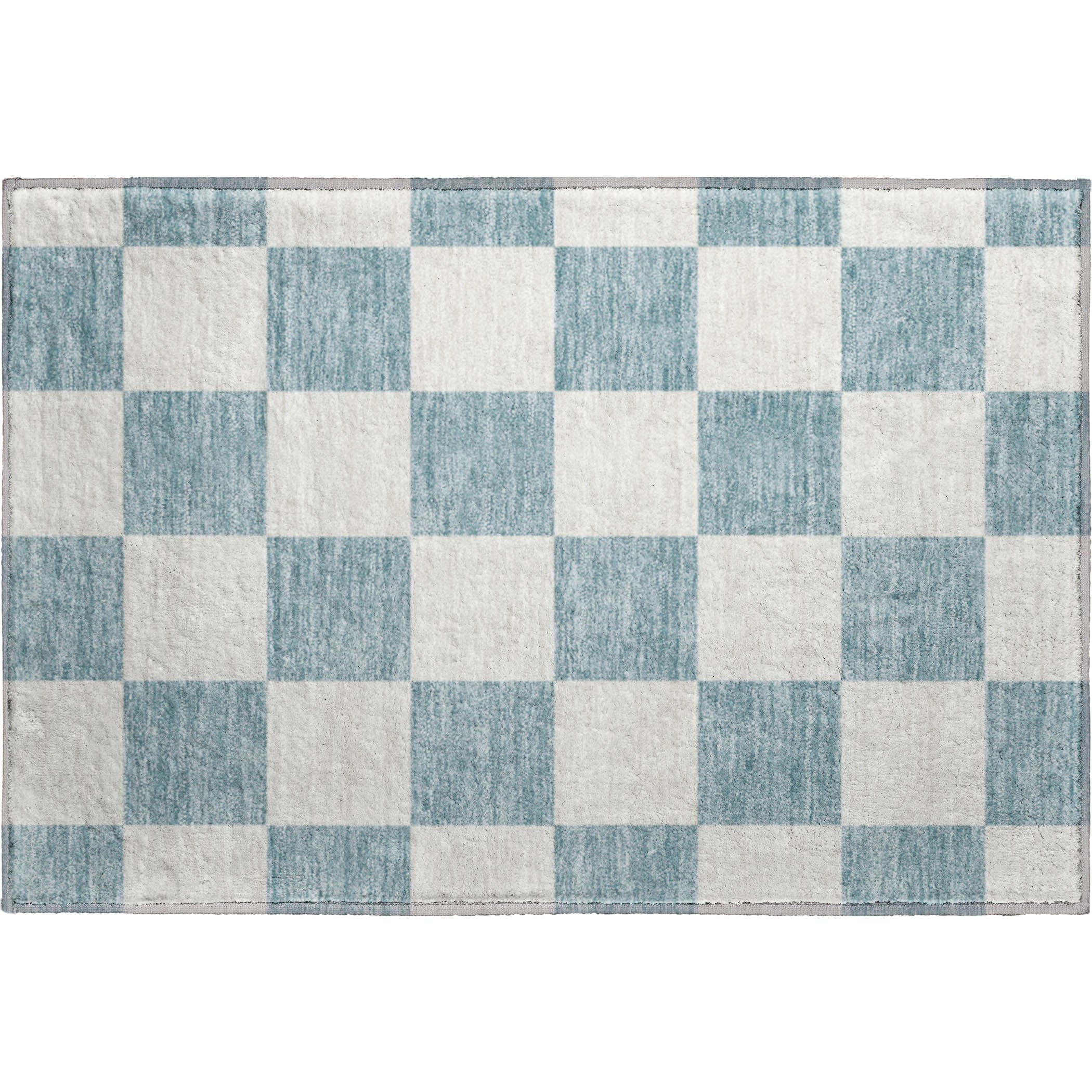 Budapest Machine Washable Transitional Teal Rug 1'8" x 2'6" #shape_Rectangle