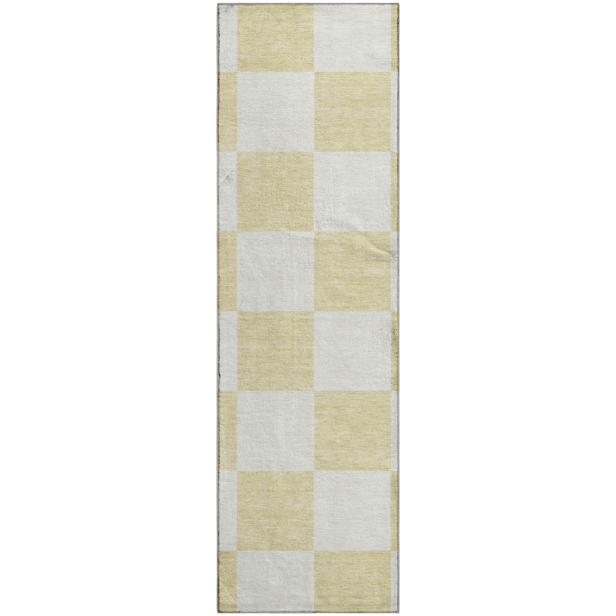 Budapest Machine Washable Transitional Wheat Gold Rug 2'3" x 7'6" #shape_Runner