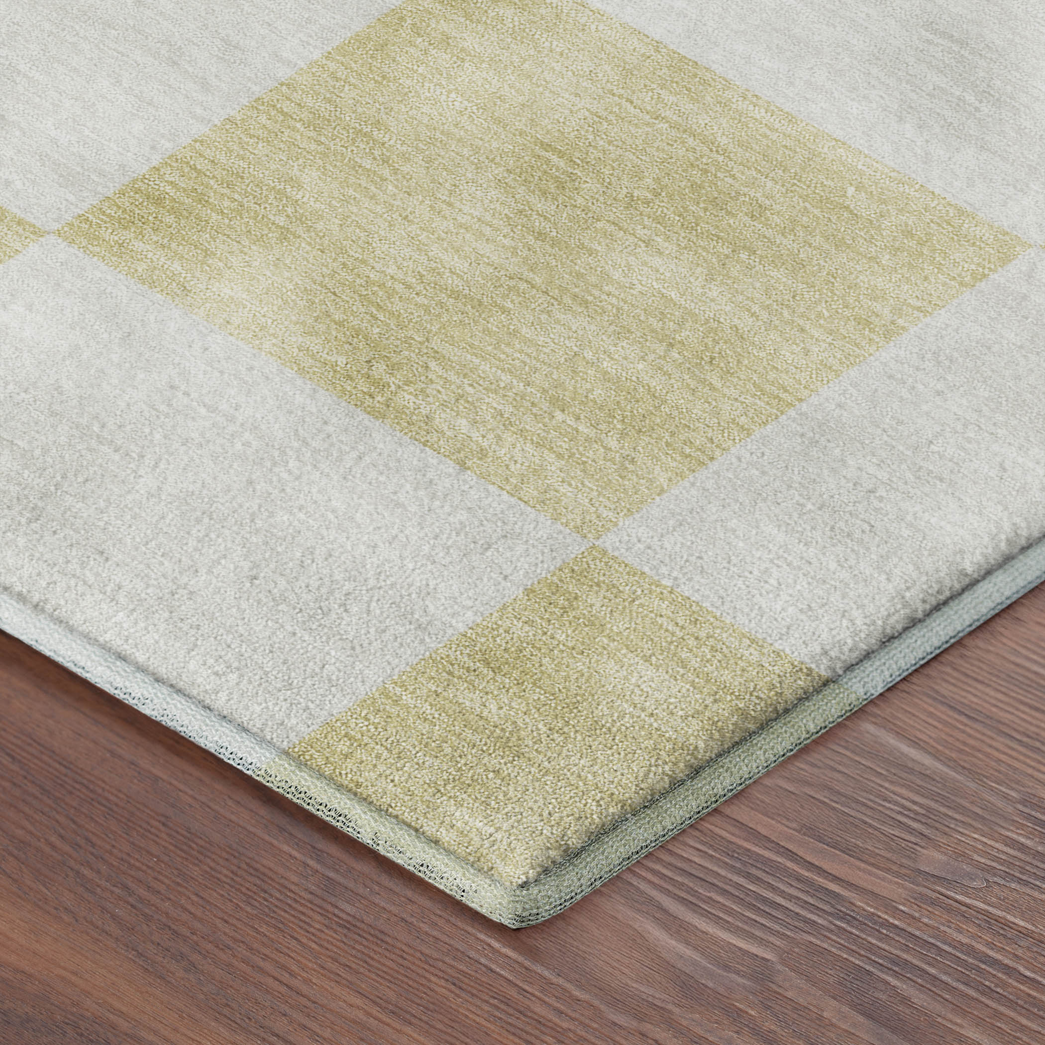 Budapest Machine Washable Transitional Wheat Gold Rug 1'8" x 2'6" #shape_Rectangle