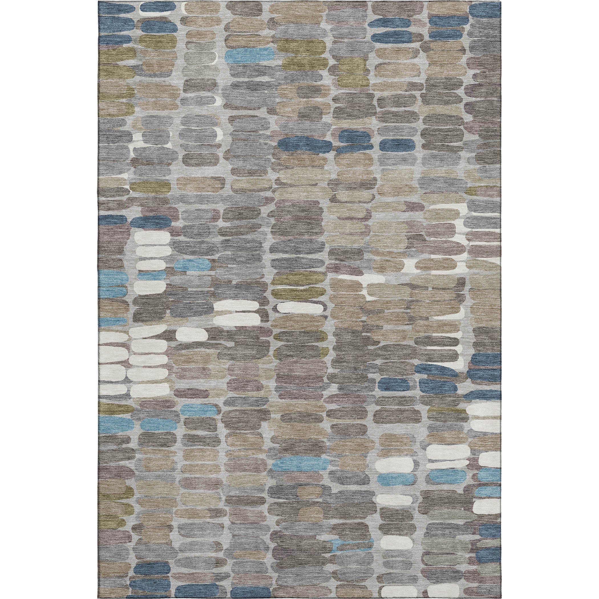 Siena Machine Washable Transitional Taupe Brown Rug 3' x 5' #shape_Rectangle