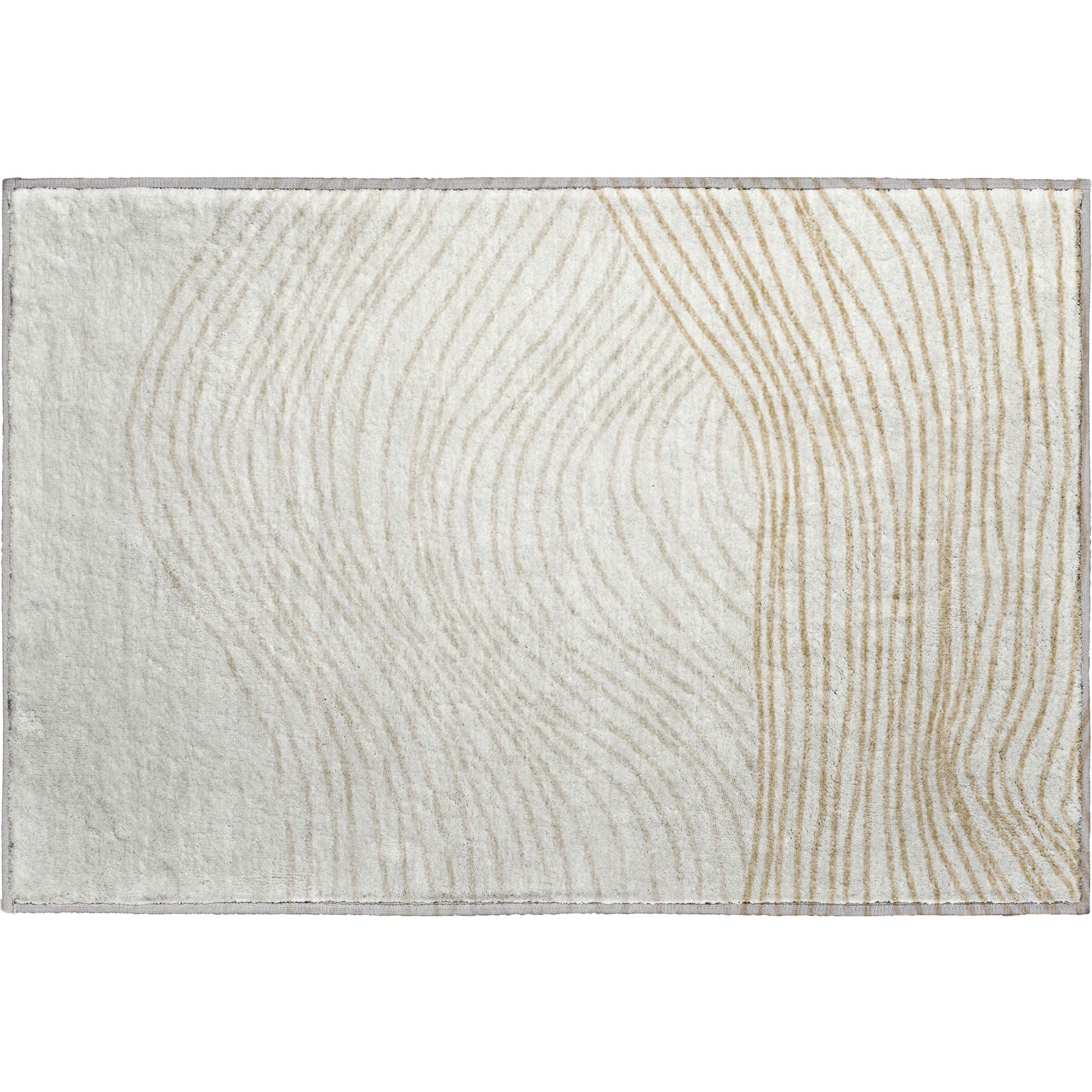 Bern Machine Washable Transitional Ivory Rug 1'8" x 2'6" #shape_Rectangle