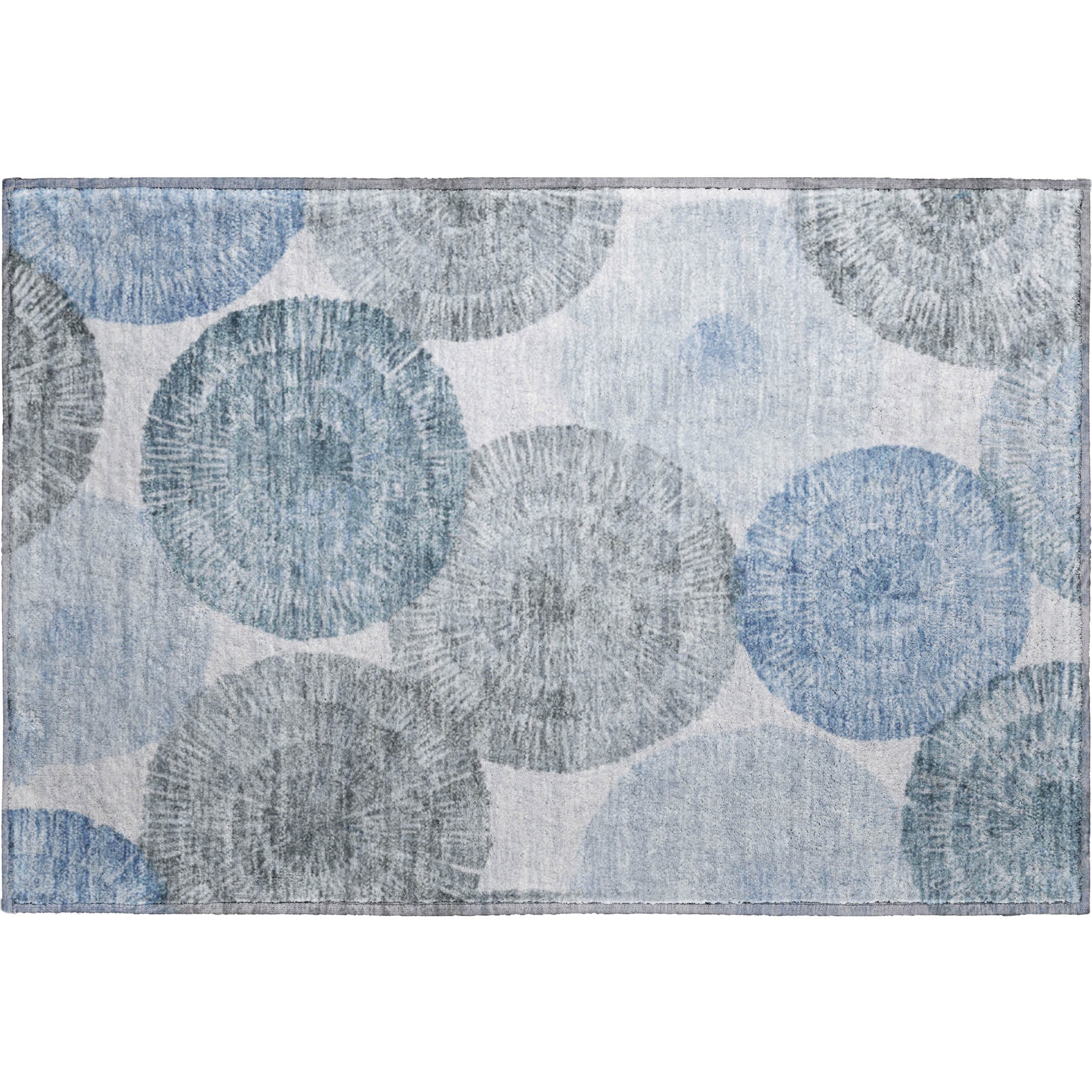 Vienna Machine Washable Transitional Denim Blue Rug 1'8" x 2'6" #shape_Rectangle