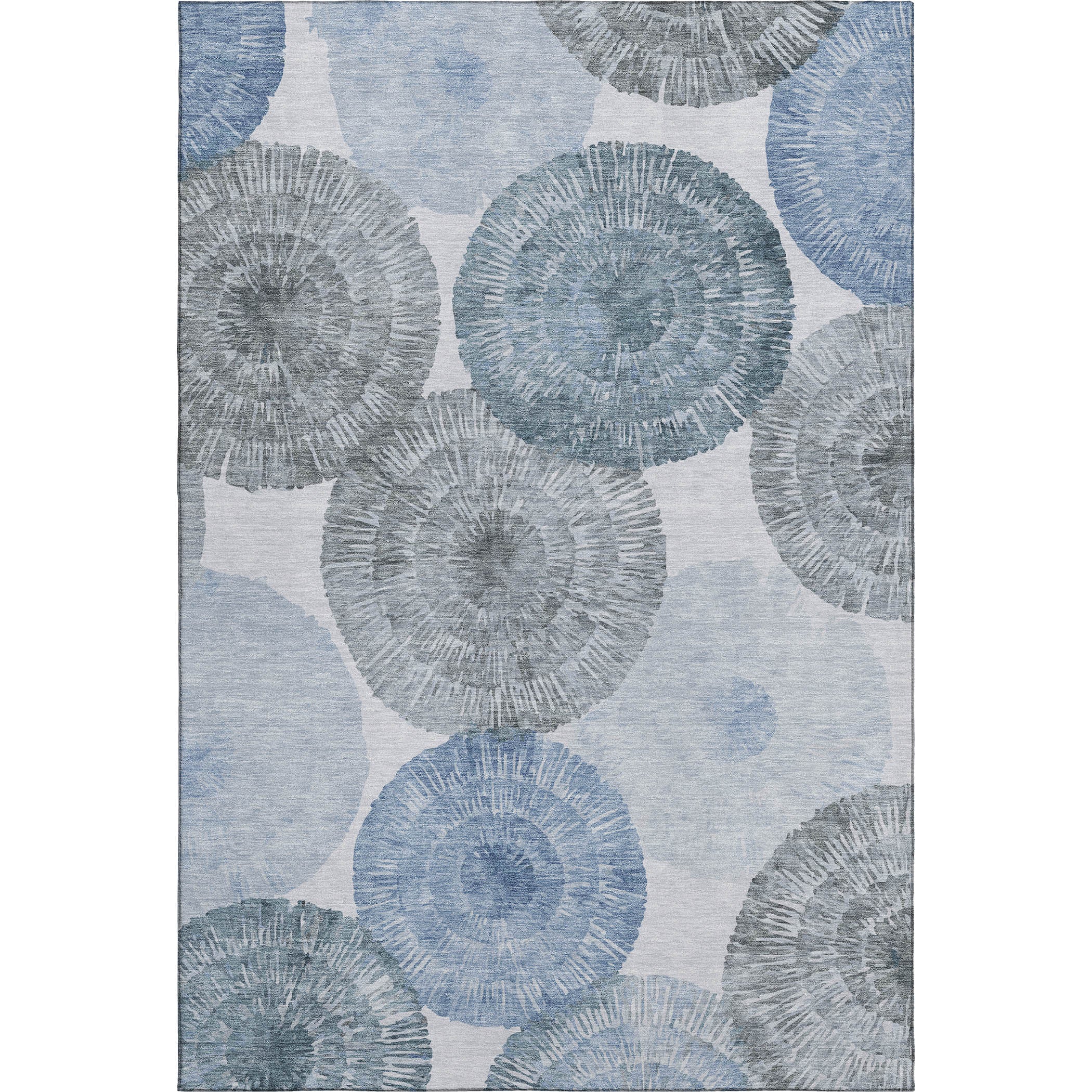 Vienna Machine Washable Transitional Denim Blue Rug 3' x 5' #shape_Rectangle