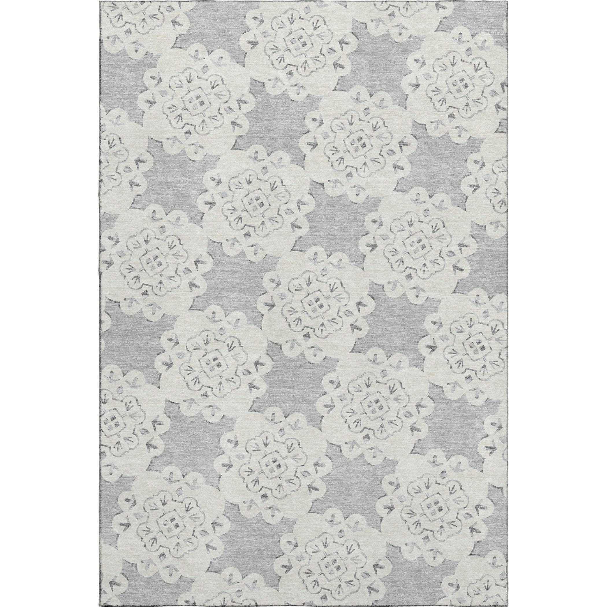 Mostar Machine Washable Transitional Gray Rug 3' x 5' #shape_Rectangle