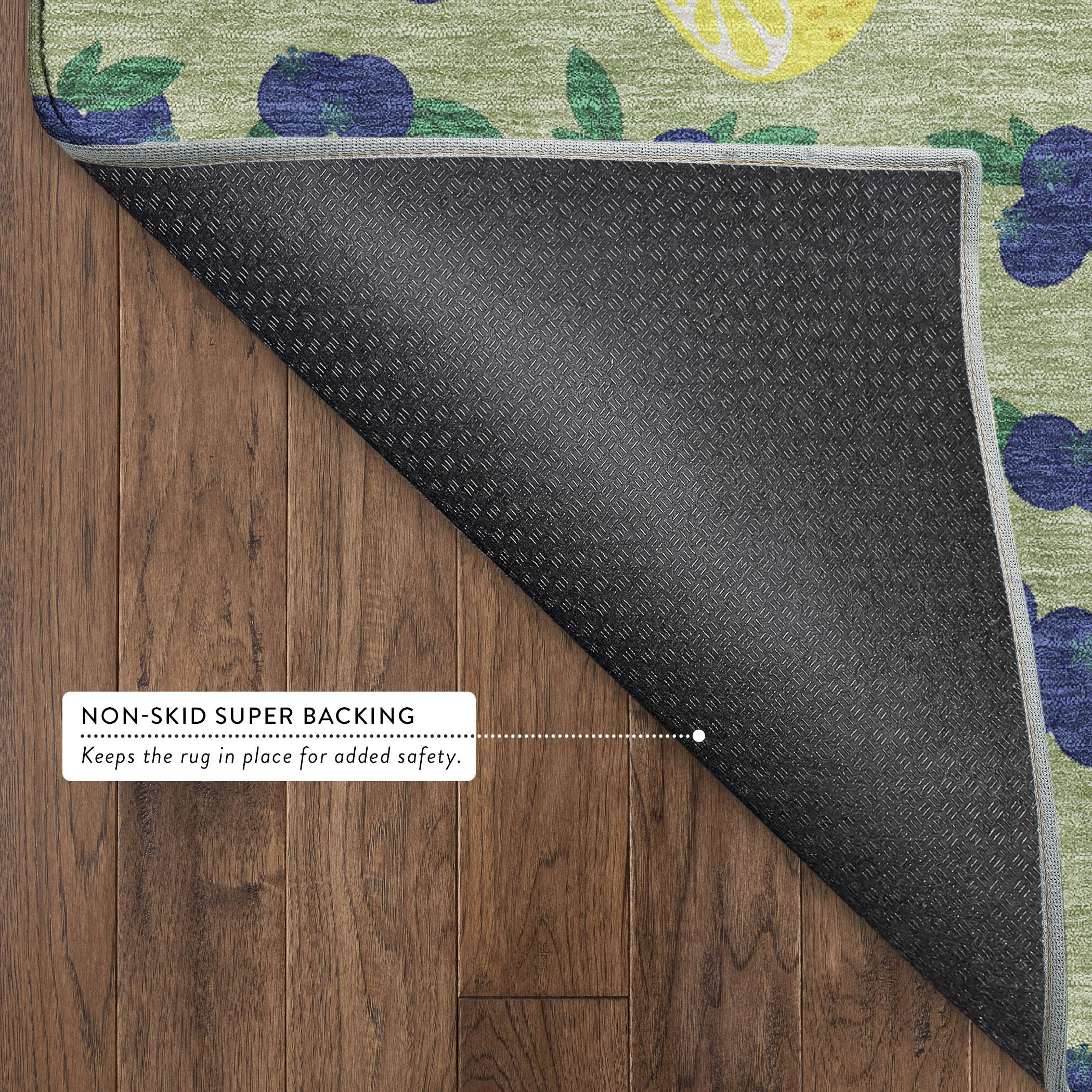 Lucerne Machine Washable Transitional Aloe Green Rug 1'8" x 2'6" #shape_Rectangle