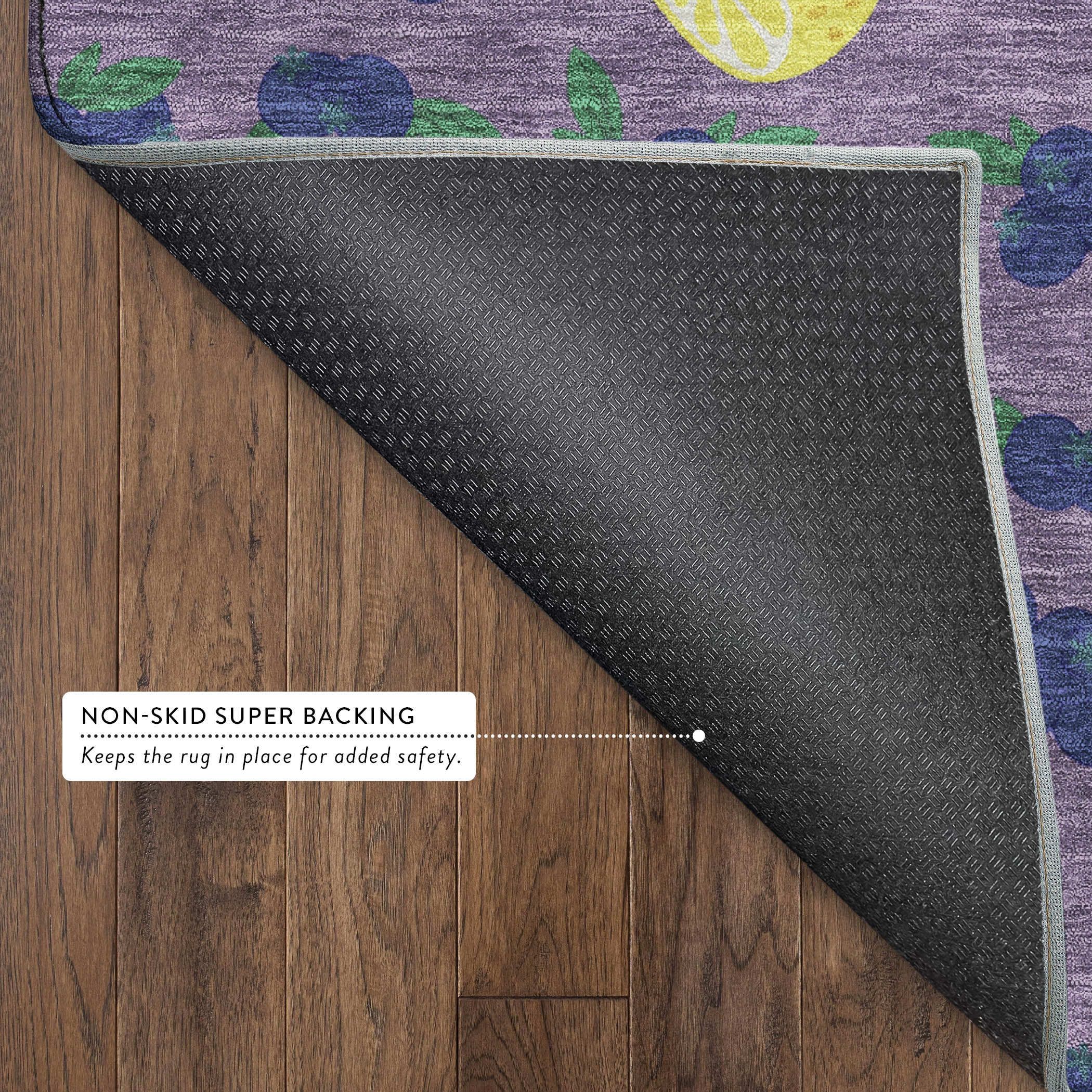 Lucerne Machine Washable Transitional Lavender Purple Rug 1'8" x 2'6" #shape_Rectangle