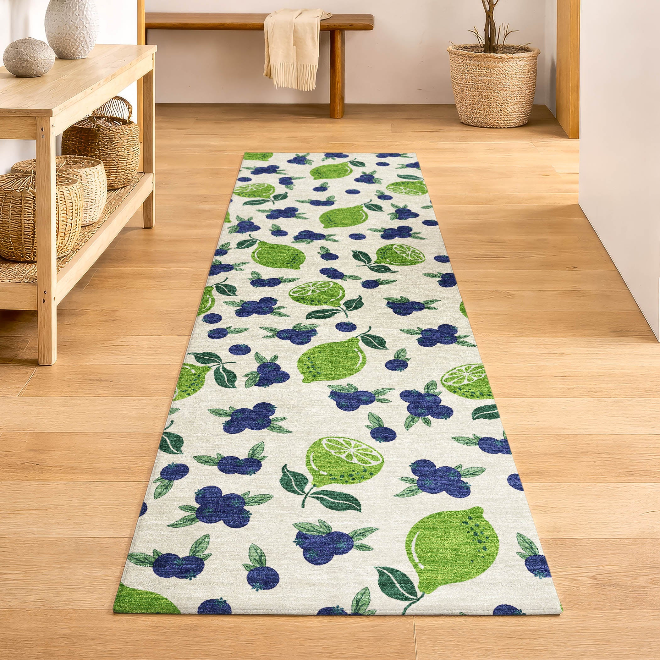 Lucerne Machine Washable Transitional Linen Ivory Rug 2'3" x 7'6" #shape_Runner