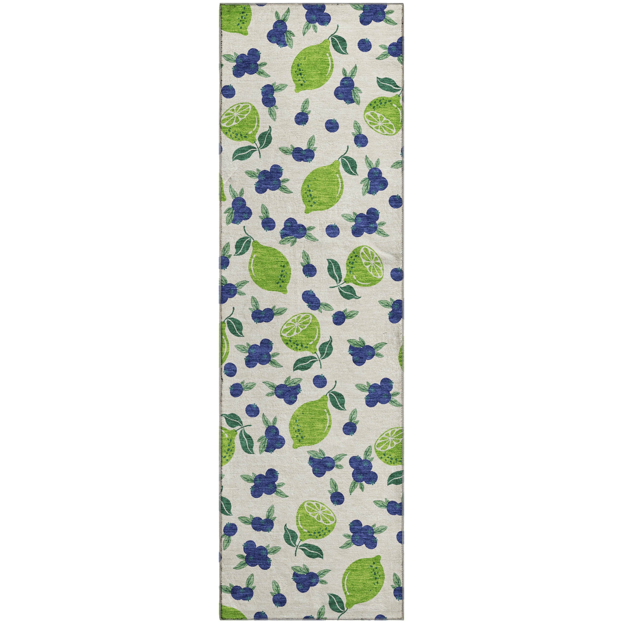 Lucerne Machine Washable Transitional Linen Ivory Rug 2'3" x 7'6" #shape_Runner
