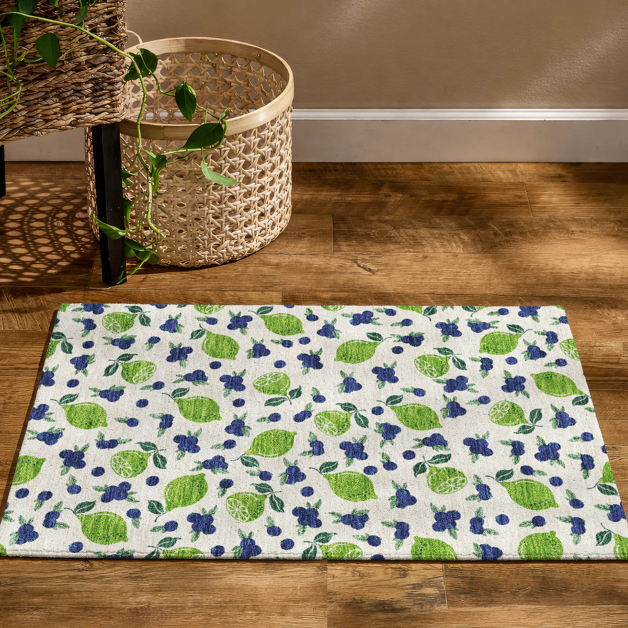Lucerne Machine Washable Transitional Linen Ivory Rug 1'8" x 2'6" #shape_Rectangle