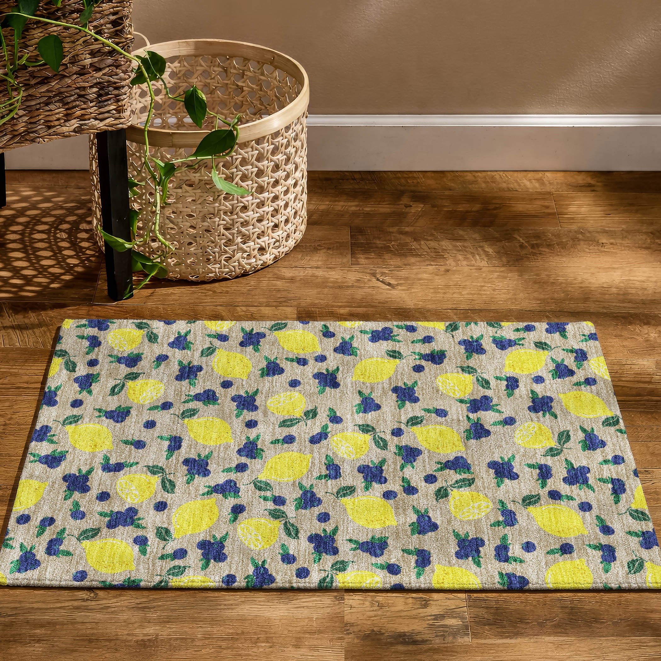 Lucerne Machine Washable Transitional Putty Ivory Rug 1'8" x 2'6" #shape_Rectangle