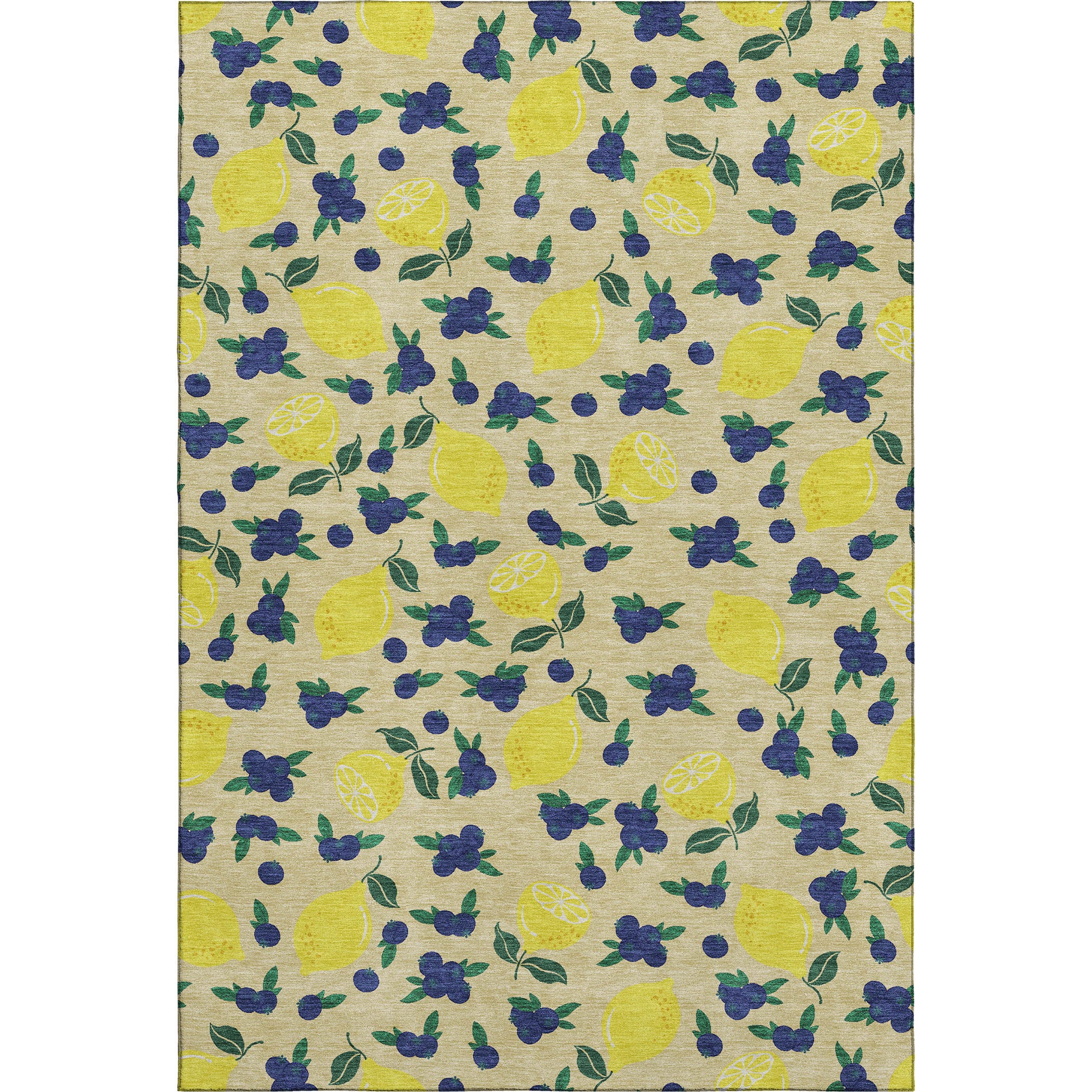 Lucerne Machine Washable Transitional Wheat Gold Rug 3' x 5' #shape_Rectangle