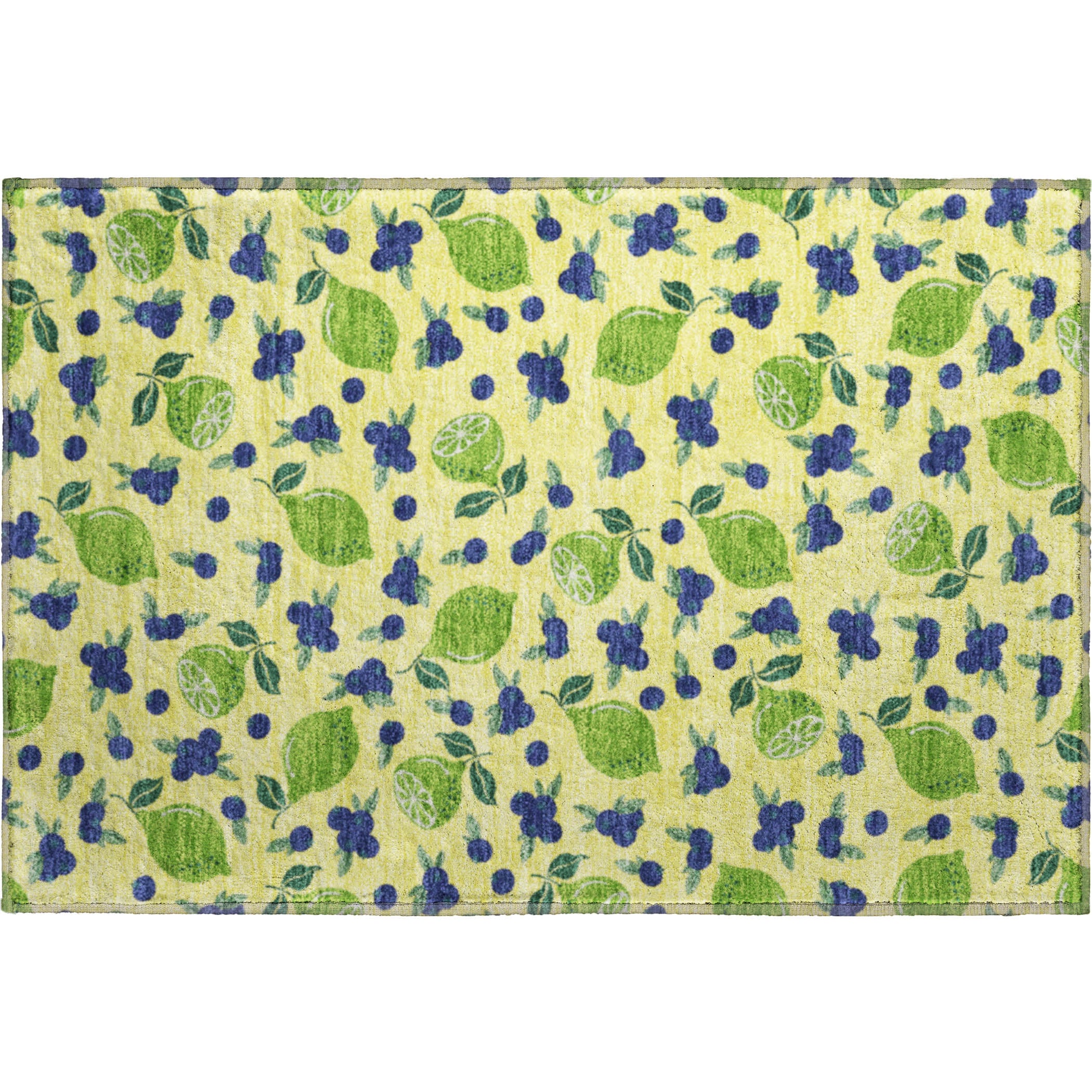 Lucerne Machine Washable Transitional Yellow Gold Rug 1'8" x 2'6" #shape_Rectangle